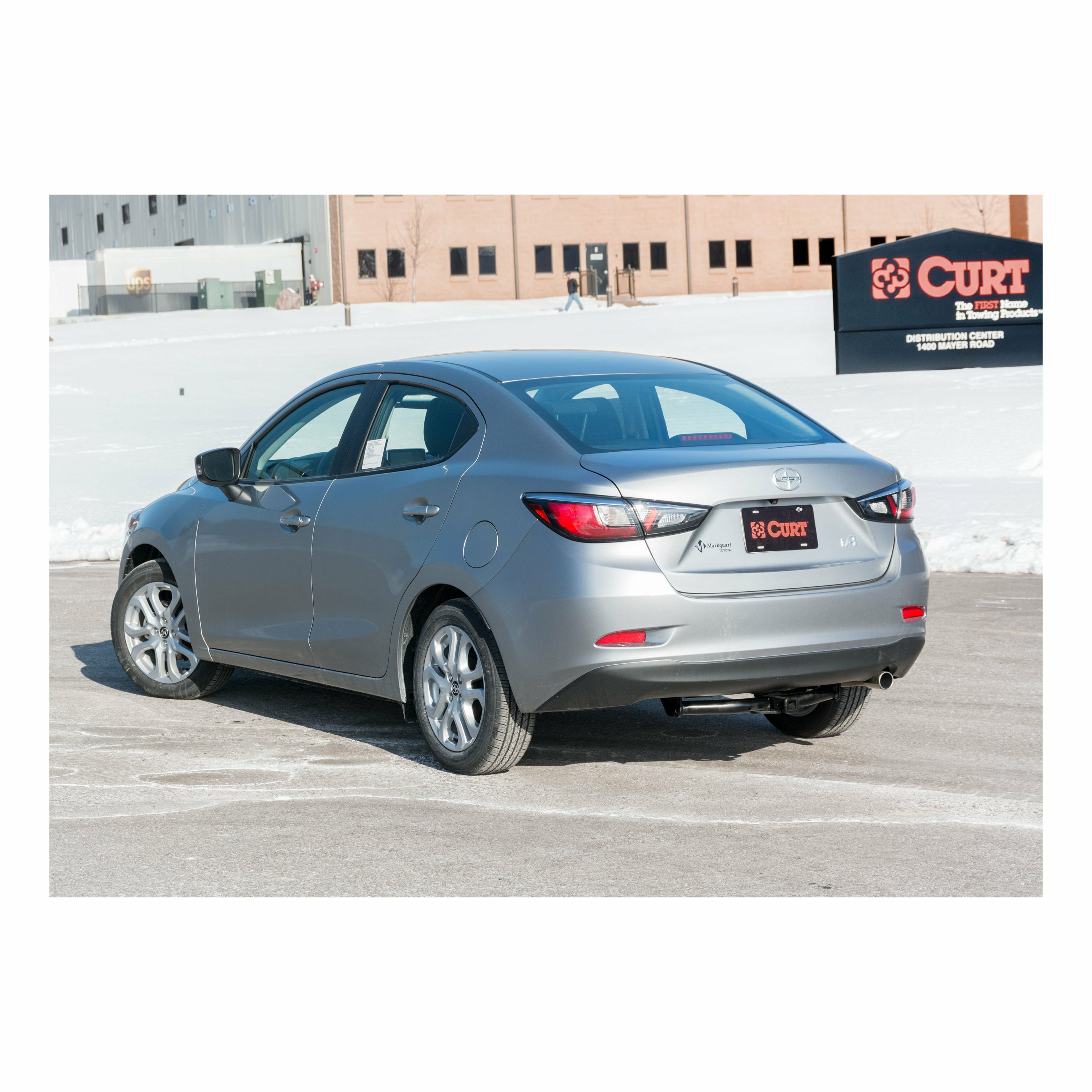 2016 Scion iA All Class 1 Trailer Hitch, 1-1/4" Receiver + 2" Ball + 1-7/8" Ball Kit thumbnail 3
