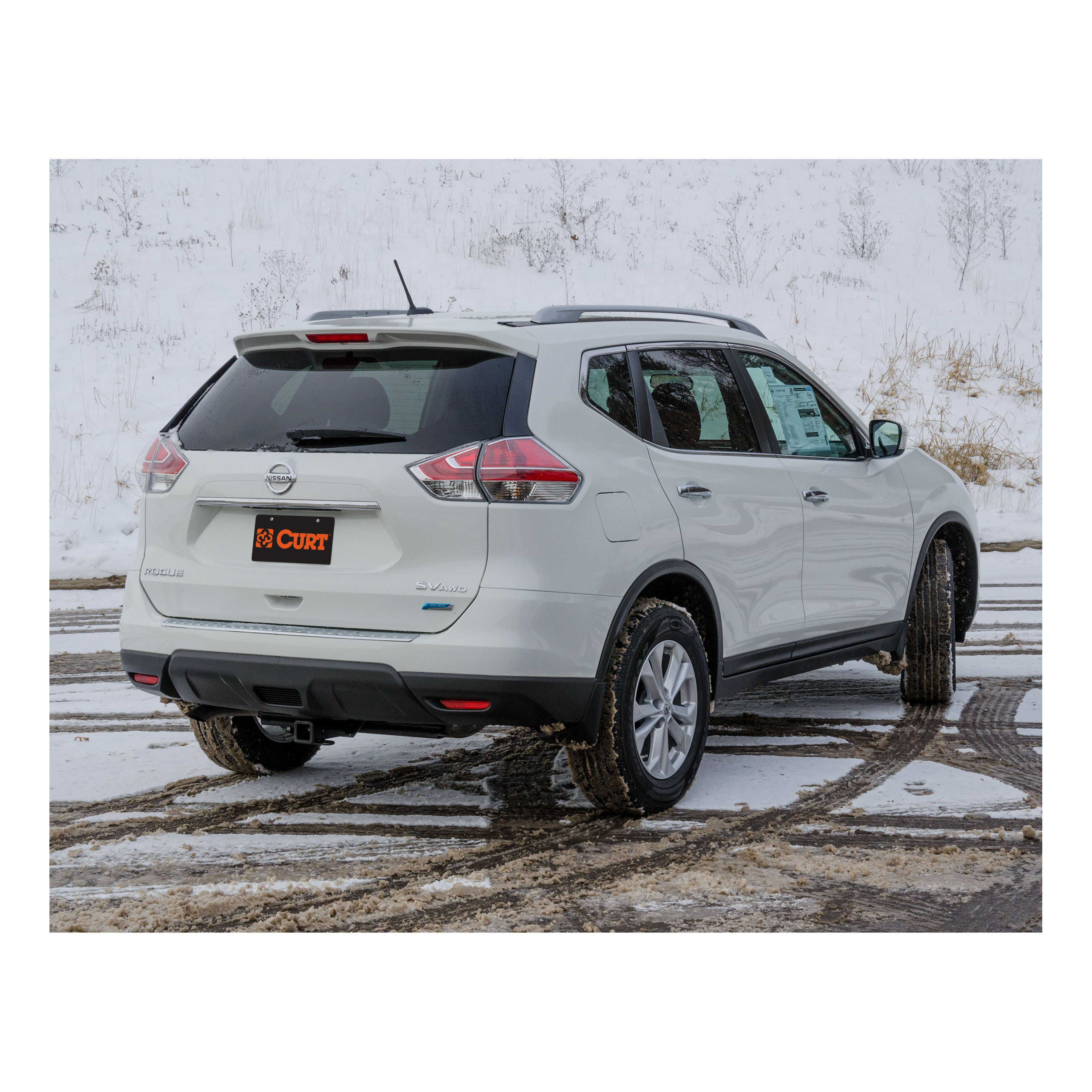 2008-2020 Nissan Rogue Excluding Krom CURT Class 3 Trailer Hitch, 2" Receiver + 2" Ball + 1-7/8" Ball Kit thumbnail 3