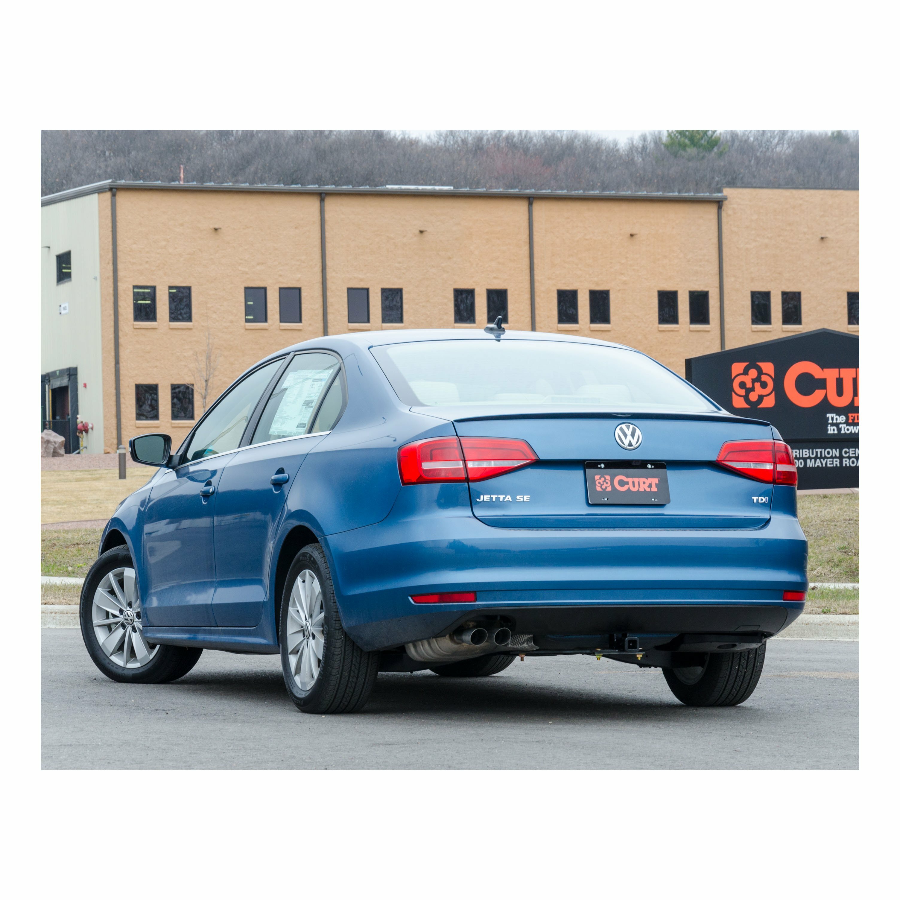 2015 Volkswagen Jetta TDI Class 1 Trailer Hitch, 1-1/4" Receiver + 2" Ball + 1-7/8" Ball Kit thumbnail 3