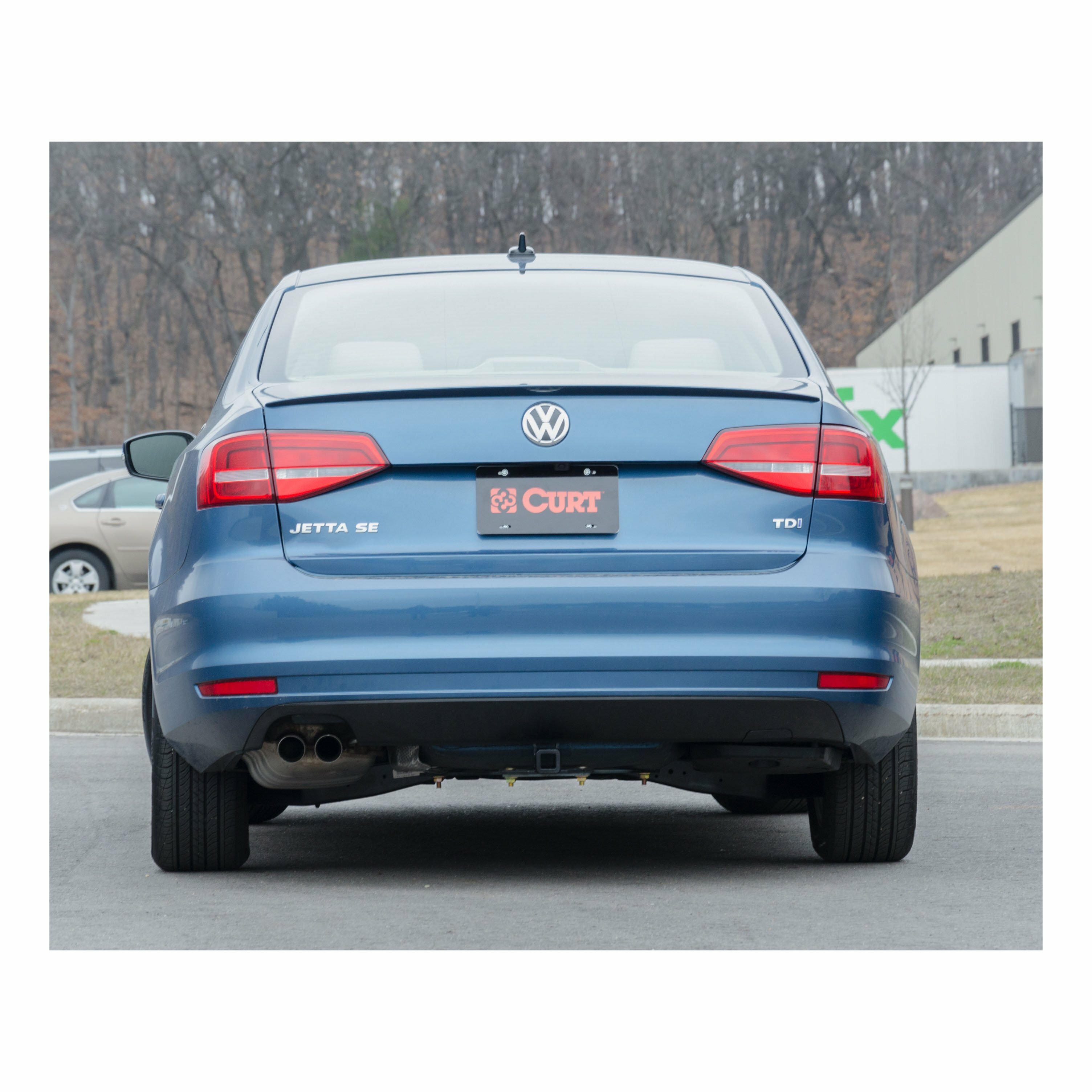 2015 Volkswagen Jetta TDI Class 1 Trailer Hitch, 1-1/4" Receiver + 2" Ball + 1-7/8" Ball Kit thumbnail 4