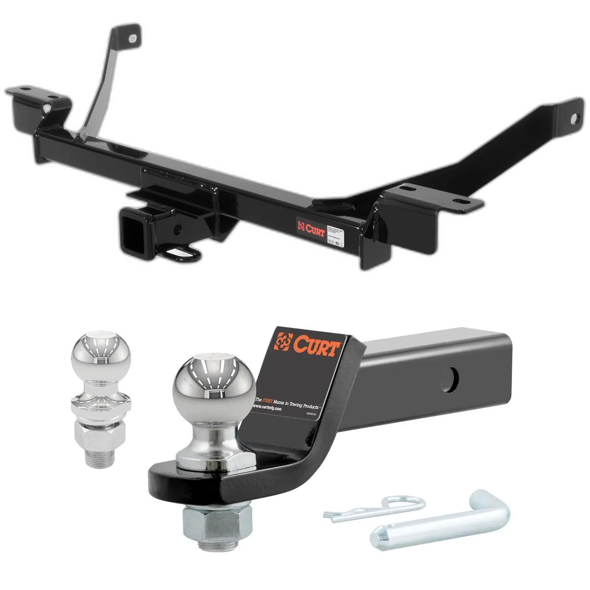 1999-2002 Mercury Villager All CURT Class 3 Trailer Hitch, 2" Receiver + 2" Ball + 1-7/8" Ball Kit thumbnail 0