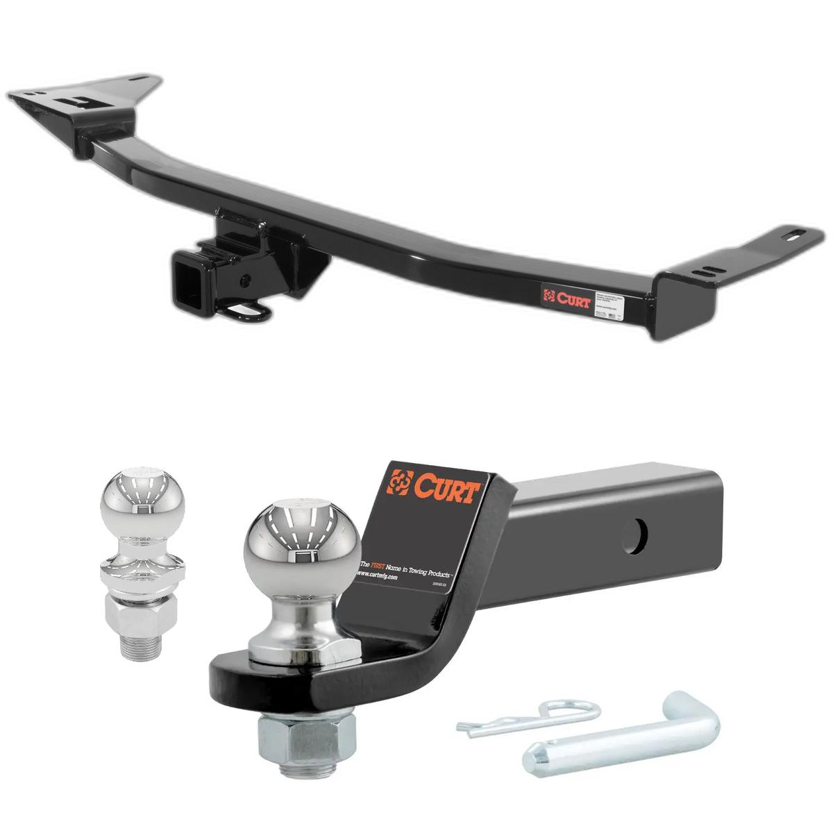 2005-2007 Ford Freestyle All CURT Class 3 Trailer Hitch, 2" Receiver + 2" Ball + 1-7/8" Ball Kit thumbnail 0