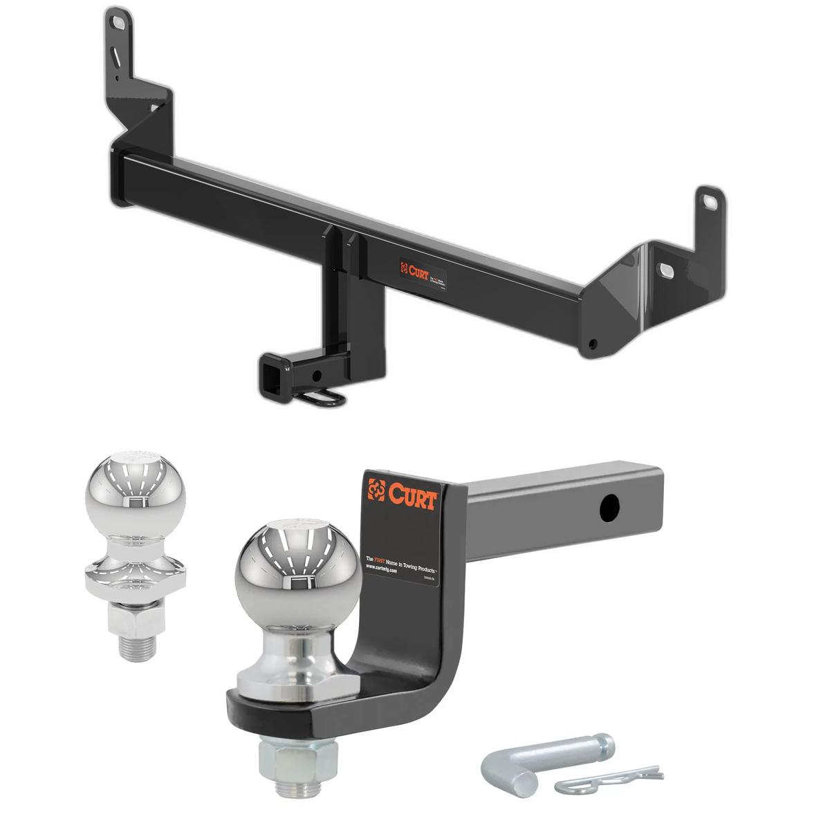 2017-2023 Chevrolet Bolt EV All Class 1 Trailer Hitch, 1-1/4" Receiver + 2" Ball + 1-7/8" Ball Kit thumbnail 0