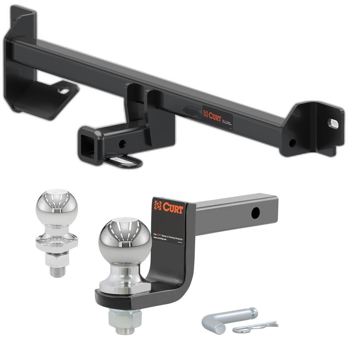 2015-2017 Nissan Micra S Class 1 Trailer Hitch, 1-1/4" Receiver + 2" Ball + 1-7/8" Ball Kit thumbnail 0