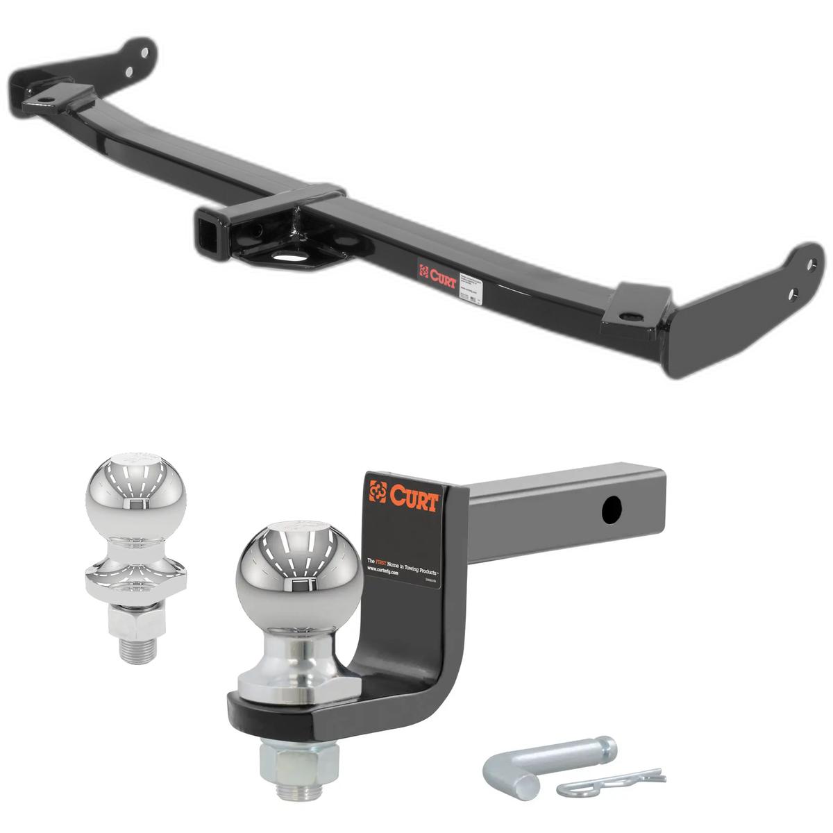 2003-2006 Subaru Baja All Class 1 Trailer Hitch, 1-1/4" Receiver + 2" Ball + 1-7/8" Ball Kit thumbnail 0
