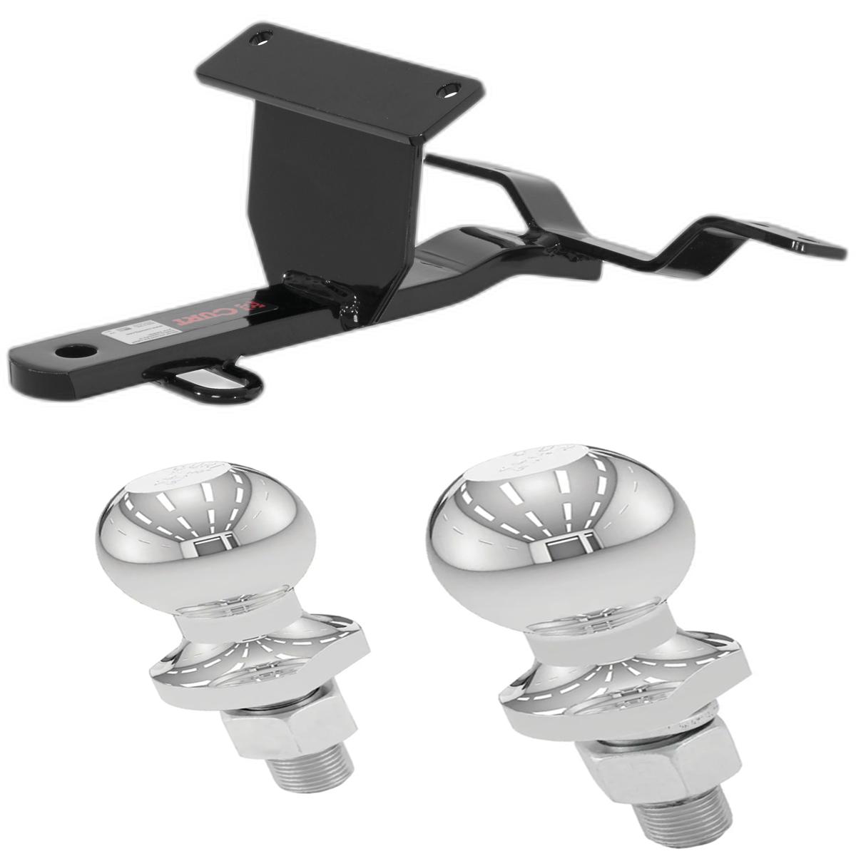 1987-1990 Acura Legend Coupe Class 1 Fixed-Tongue Trailer Hitch with 2" & 1-7/8" Ball thumbnail 0