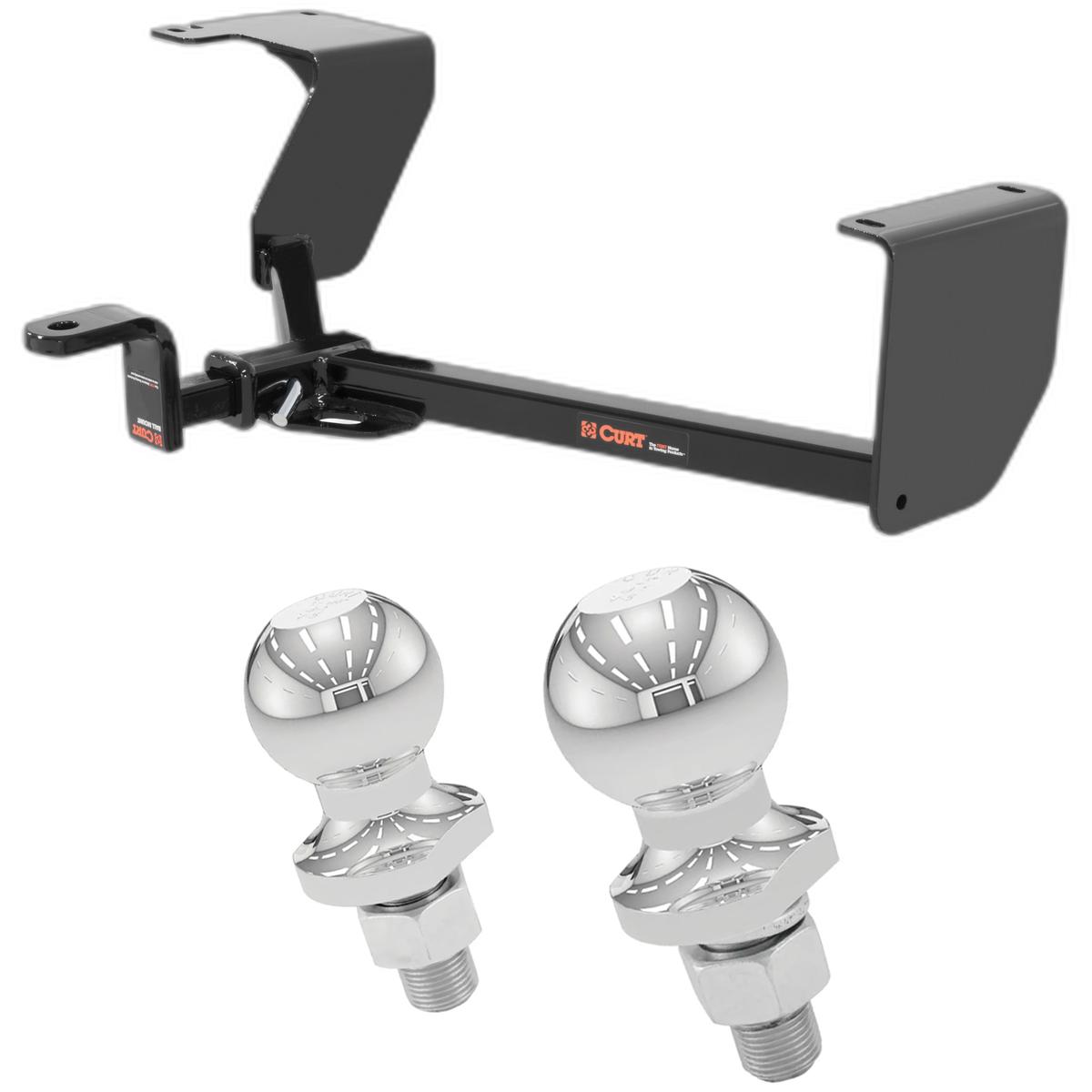 2012-2019 Fiat 500 Excluding Abarth models Class 1 Trailer Hitch, 1-1/4" Ball Mount thumbnail 0