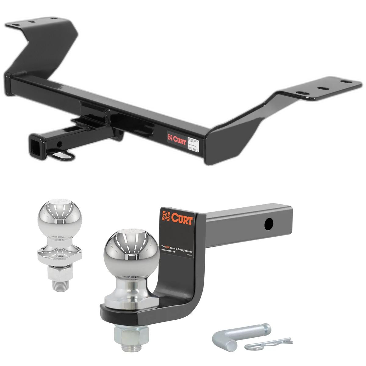 2010-2011 Buick Lucerne All Class 2 Trailer Hitch, 1-1/4" Receiver + 2" Ball + 1-7/8" Ball Kit thumbnail 0