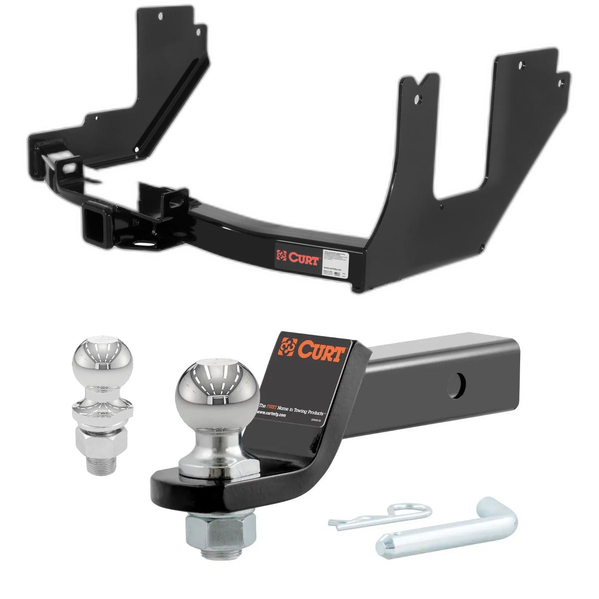 2004-2005 Ford F-150 All CURT Class 4 Trailer Hitch, 2" Receiver + 2" Ball + 1-7/8" Ball Kit thumbnail 0