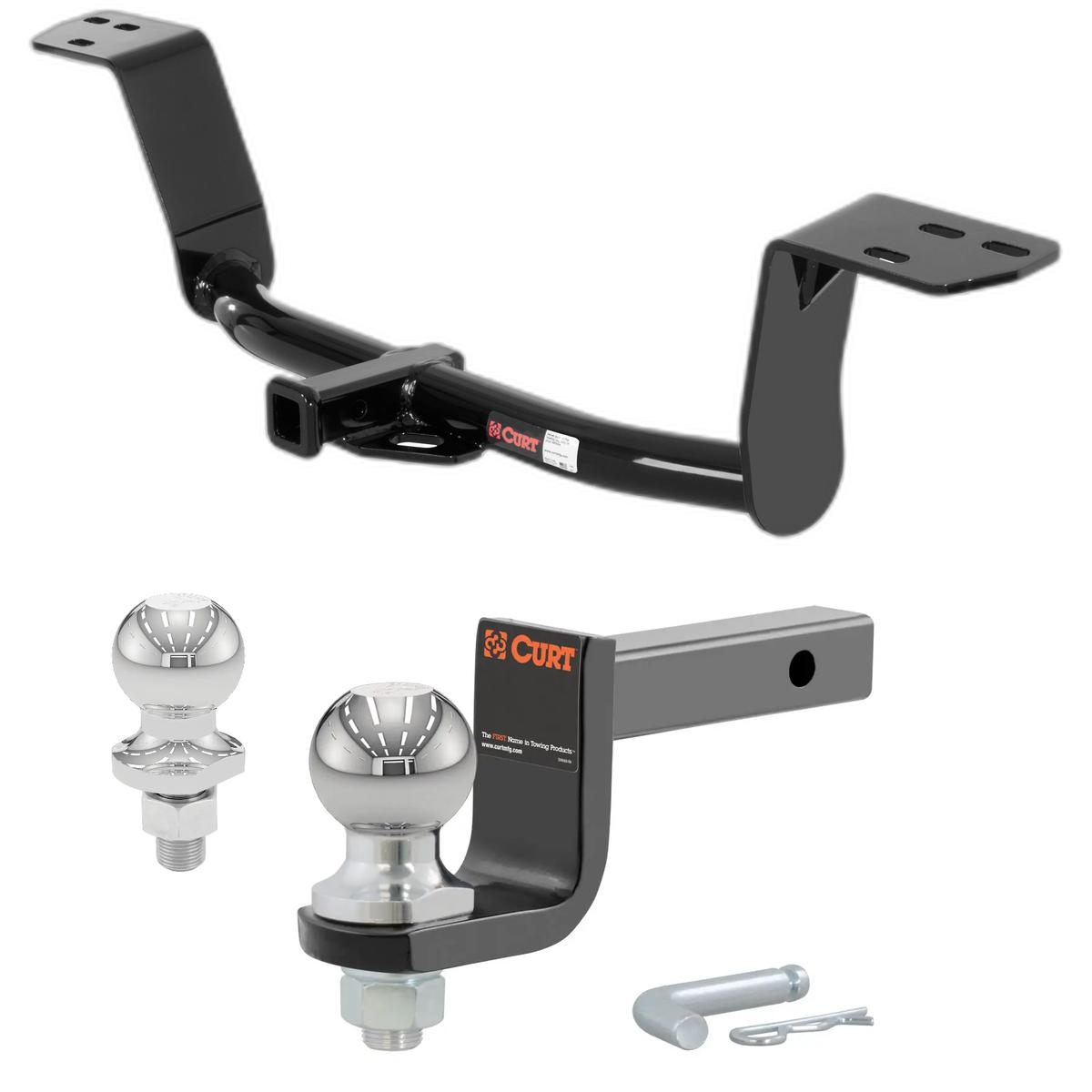 2007-2011 Lexus GS350 All Class 1 Hitch, 1-1/4" Receiver + 2" Ball + 1-7/8" Ball Kit thumbnail 0