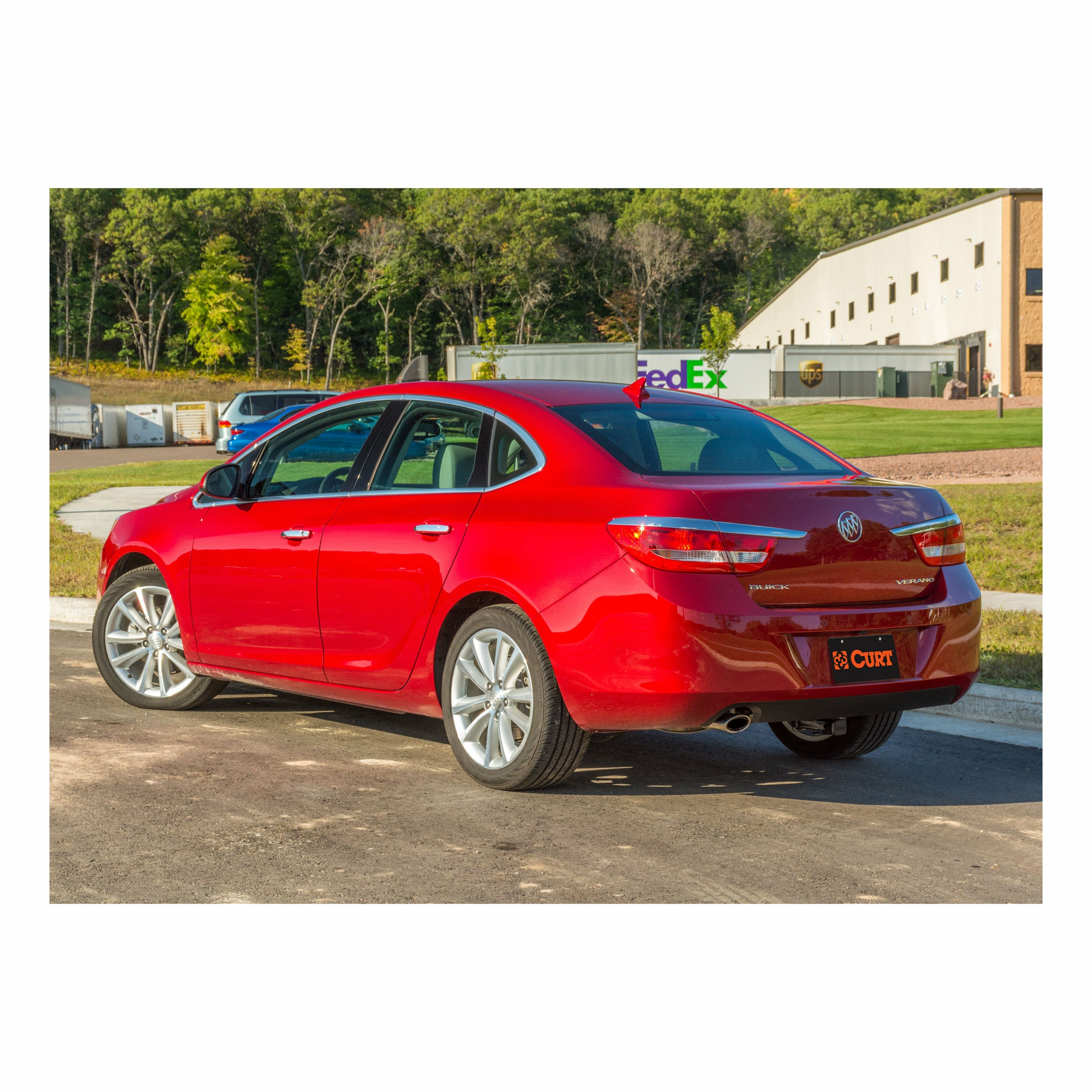 2012-2017 Buick Verano Except Dual Exhaust Class 1 Trailer Hitch, 1-1/4" Receiver + 2" Ball + 1-7/8" Ball Kit thumbnail 3