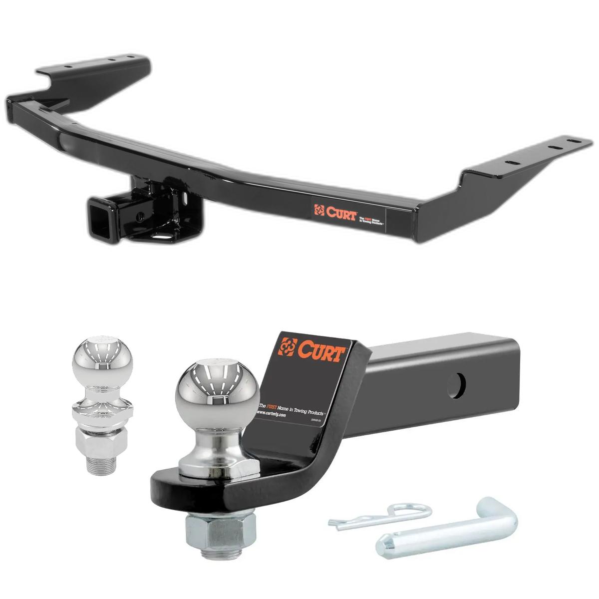 2014-2020 INFINITI QX60 All CURT Class 3 Trailer Hitch, 2" Receiver + 2" Ball + 1-7/8" Ball Kit thumbnail 0