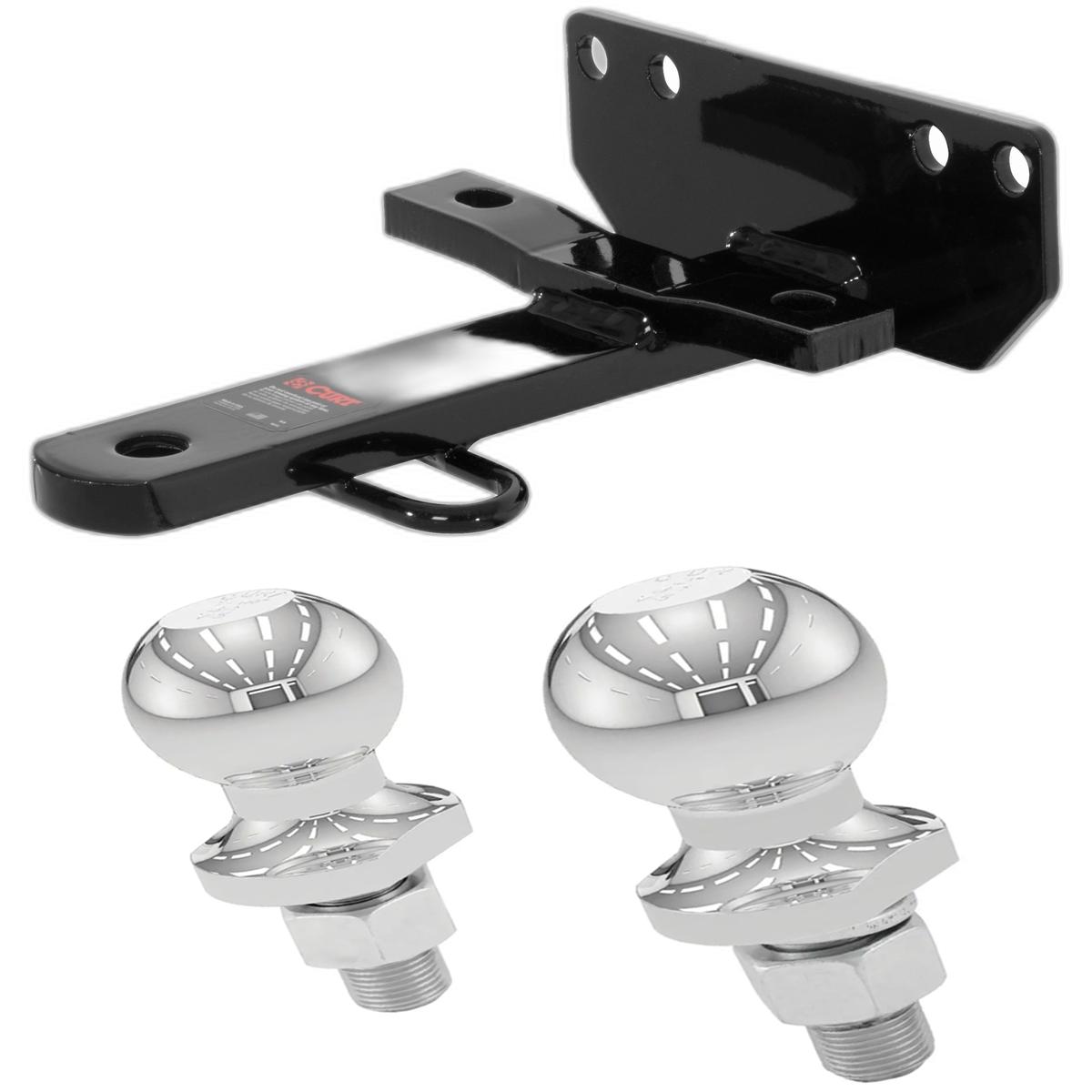 1987-1991 Toyota Camry Sedan or Wagon Class 1 Fixed-Tongue Trailer Hitch with 2" & 1-7/8" Ball thumbnail 0