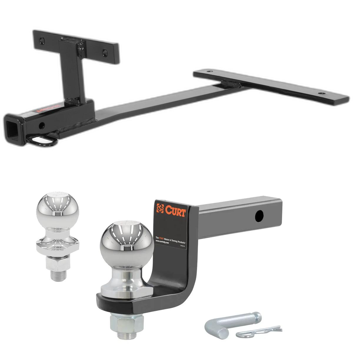 2004-2005 BMW 545i All Class 1 Trailer Hitch, 1-1/4" Receiver + 2" Ball + 1-7/8" Ball Kit thumbnail 0