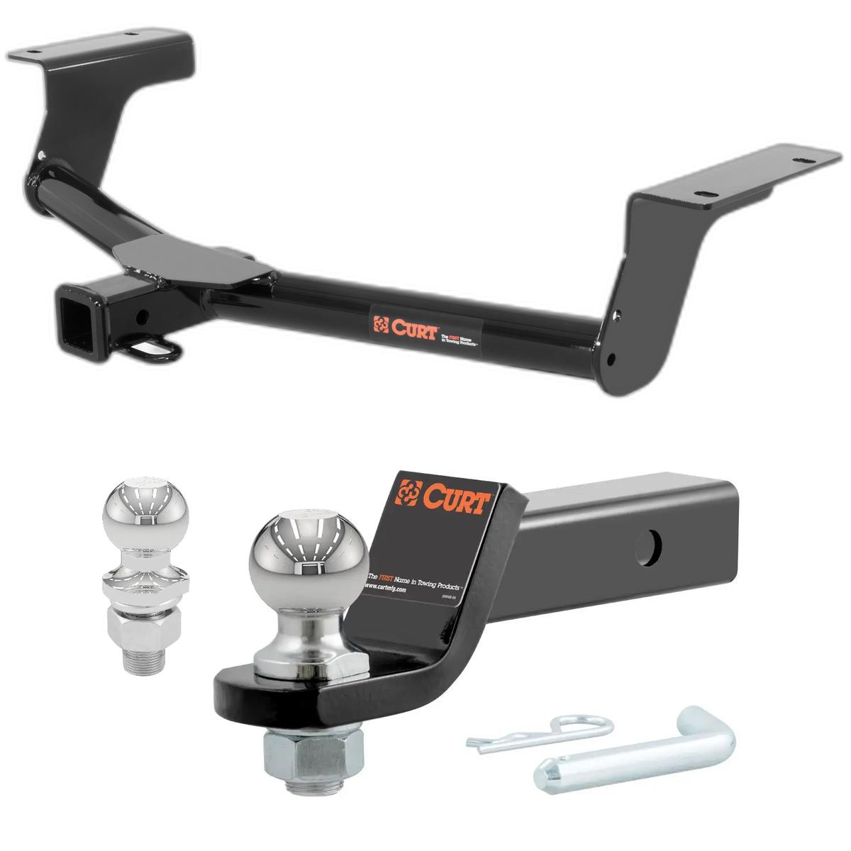 2006-2018 Toyota RAV4 All CURT Class 3 Trailer Hitch, 2" Receiver + 2" Ball + 1-7/8" Ball Kit thumbnail 0