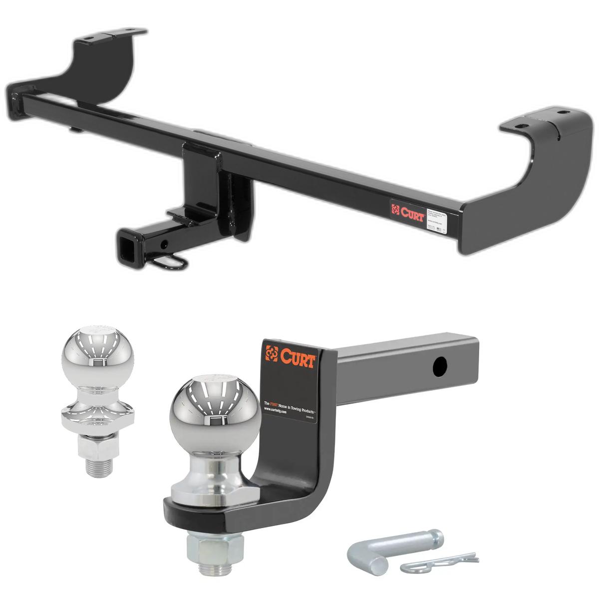 2004-2006 Scion xB All Class 1 Trailer Hitch, 1-1/4" Receiver + 2" Ball + 1-7/8" Ball Kit thumbnail 0