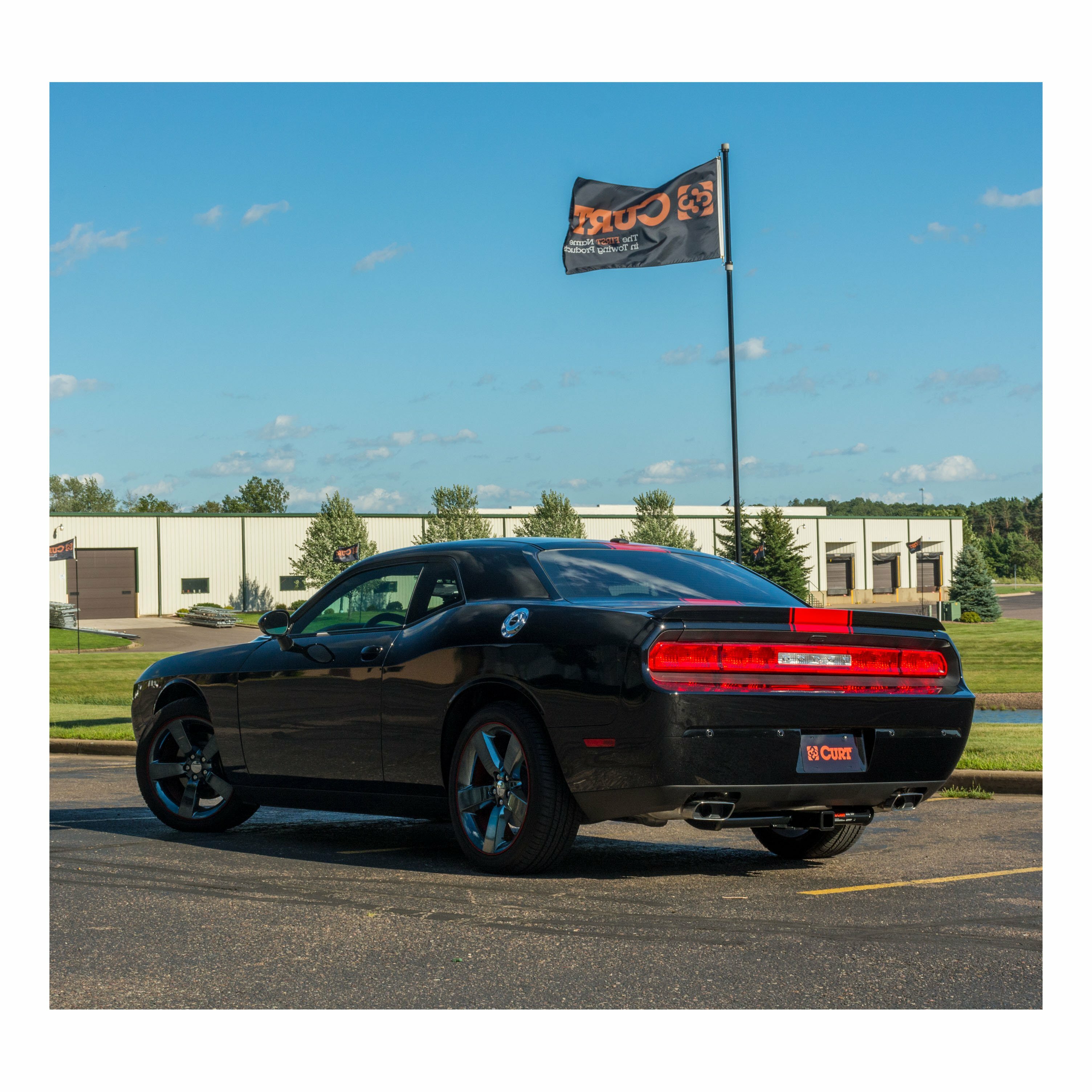 2015-2016 Dodge Challenger All CURT Class 3 Hitch, 2" Receiver + 2" Ball + 1-7/8" Ball Kit thumbnail 3