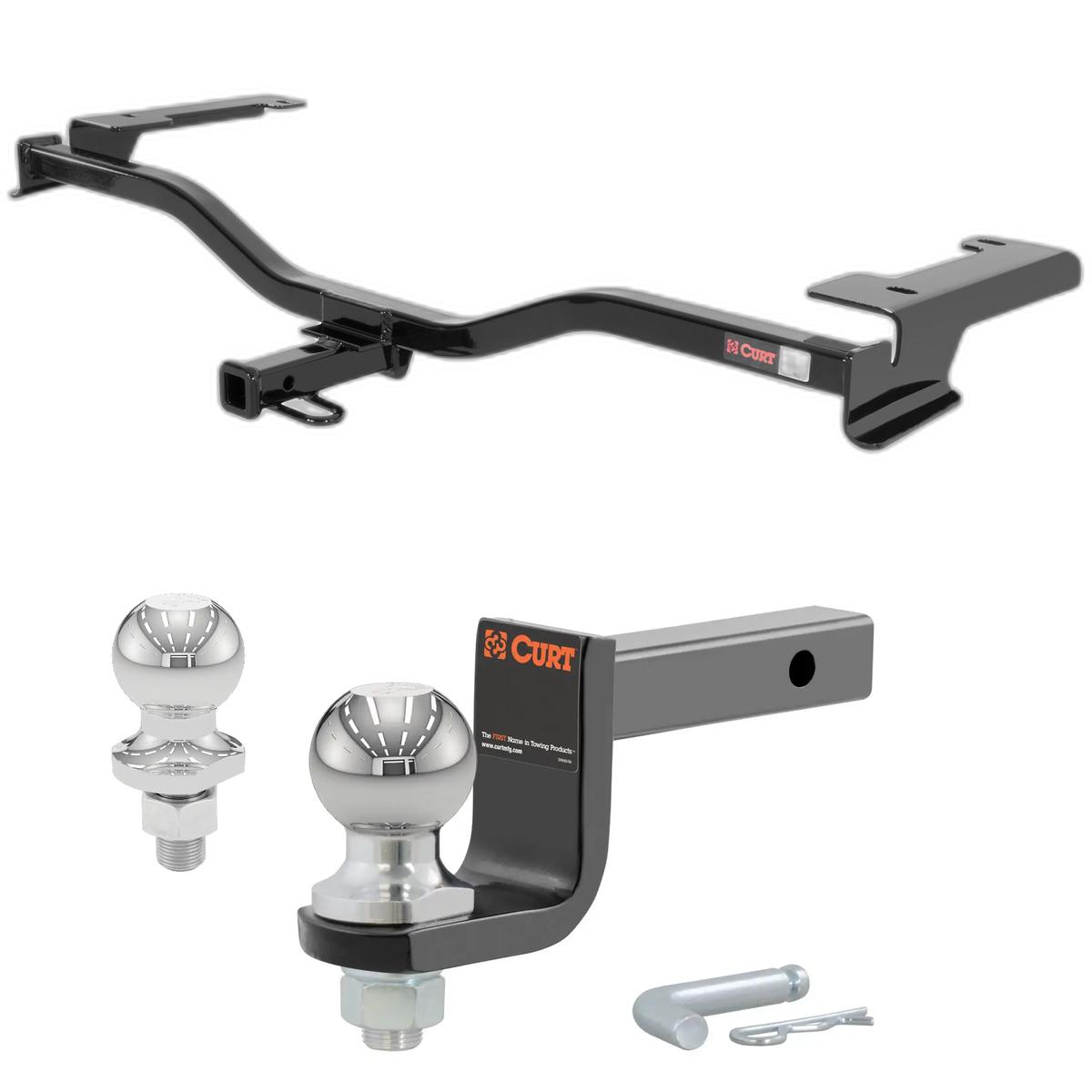 2010-2012 Lincoln MKZ All Class 1 Hitch, 1-1/4" Receiver + 2" Ball + 1-7/8" Ball Kit thumbnail 0