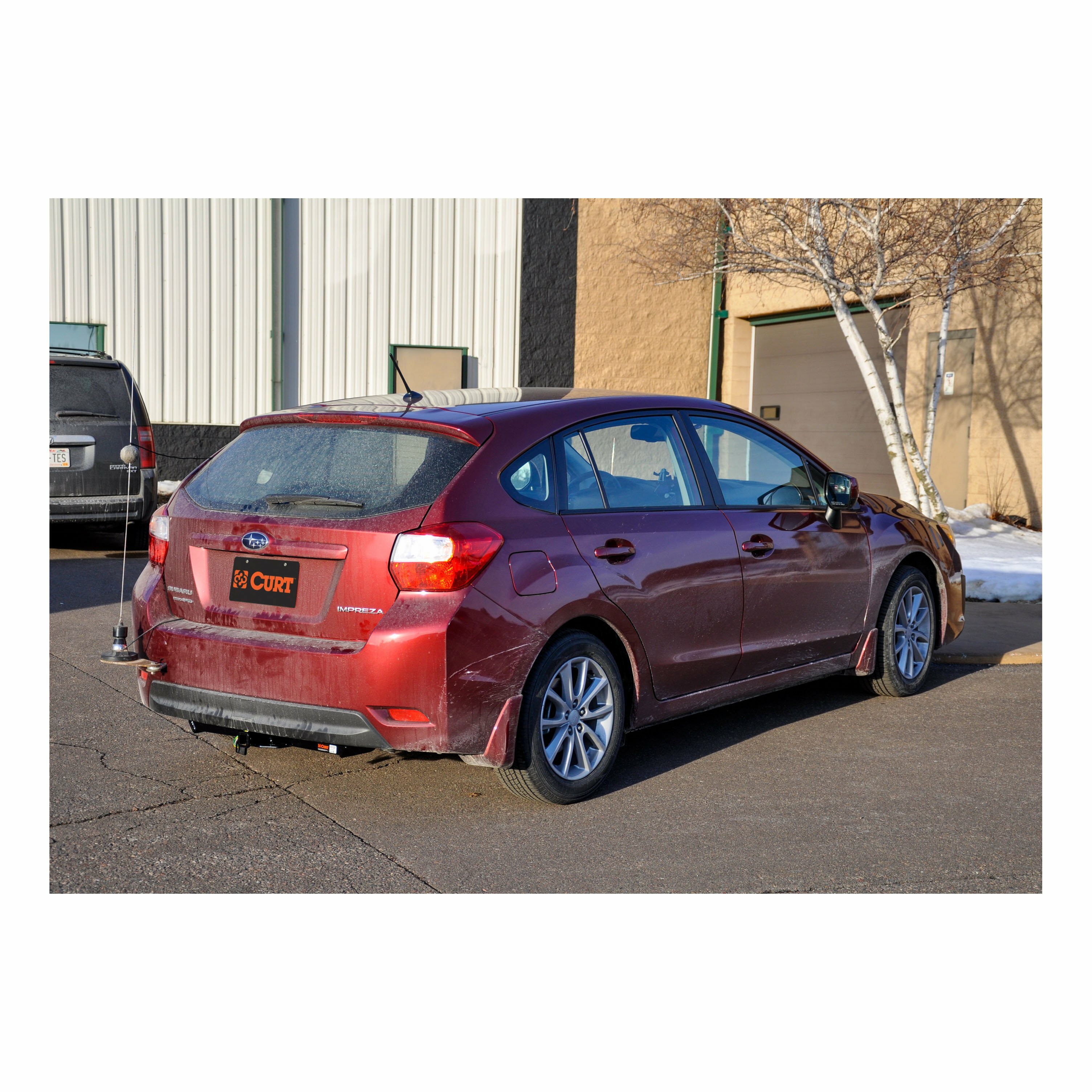 2013-2015 Subaru XV Crosstrek All Class 1 Trailer Hitch, 1-1/4" Receiver + 2" Ball + 1-7/8" Ball Kit thumbnail 2