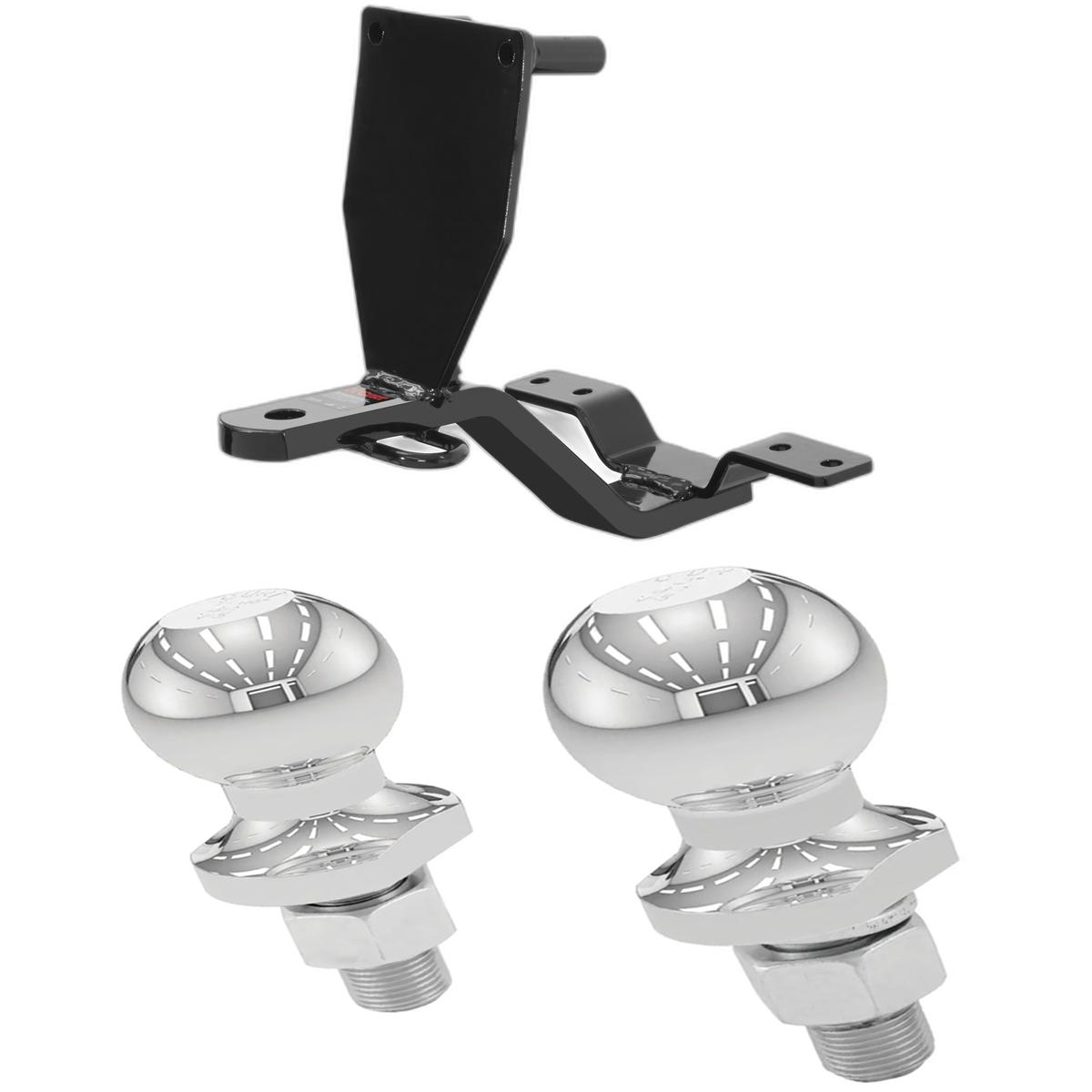 1987 Honda Civic Sedan Class 1 Fixed-Tongue Trailer Hitch with 2" & 1-7/8" Ball thumbnail 0