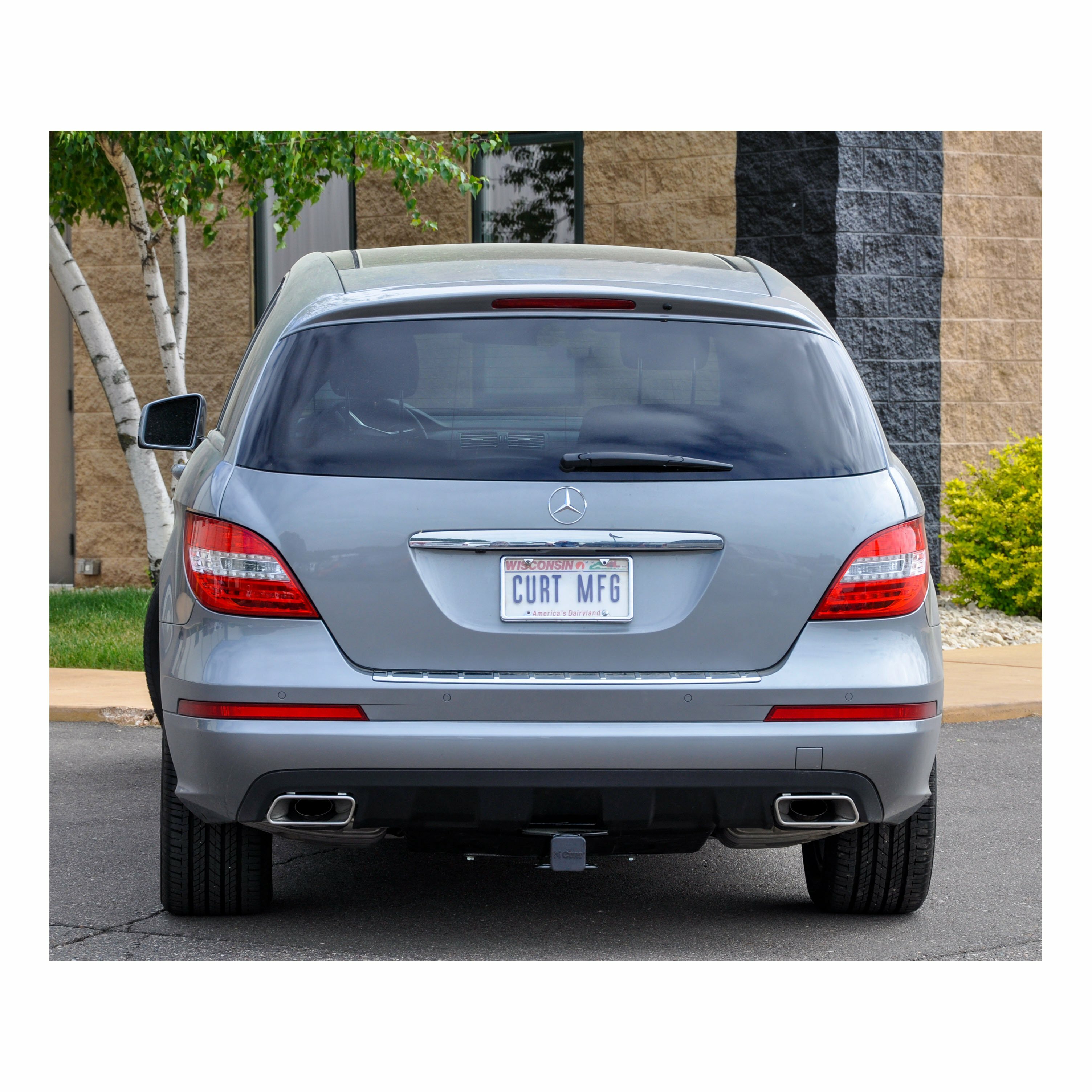 2006-2009 Mercedes-Benz R350 All CURT Class 3 Trailer Hitch, 2" Receiver + 2" Ball + 1-7/8" Ball Kit thumbnail 3