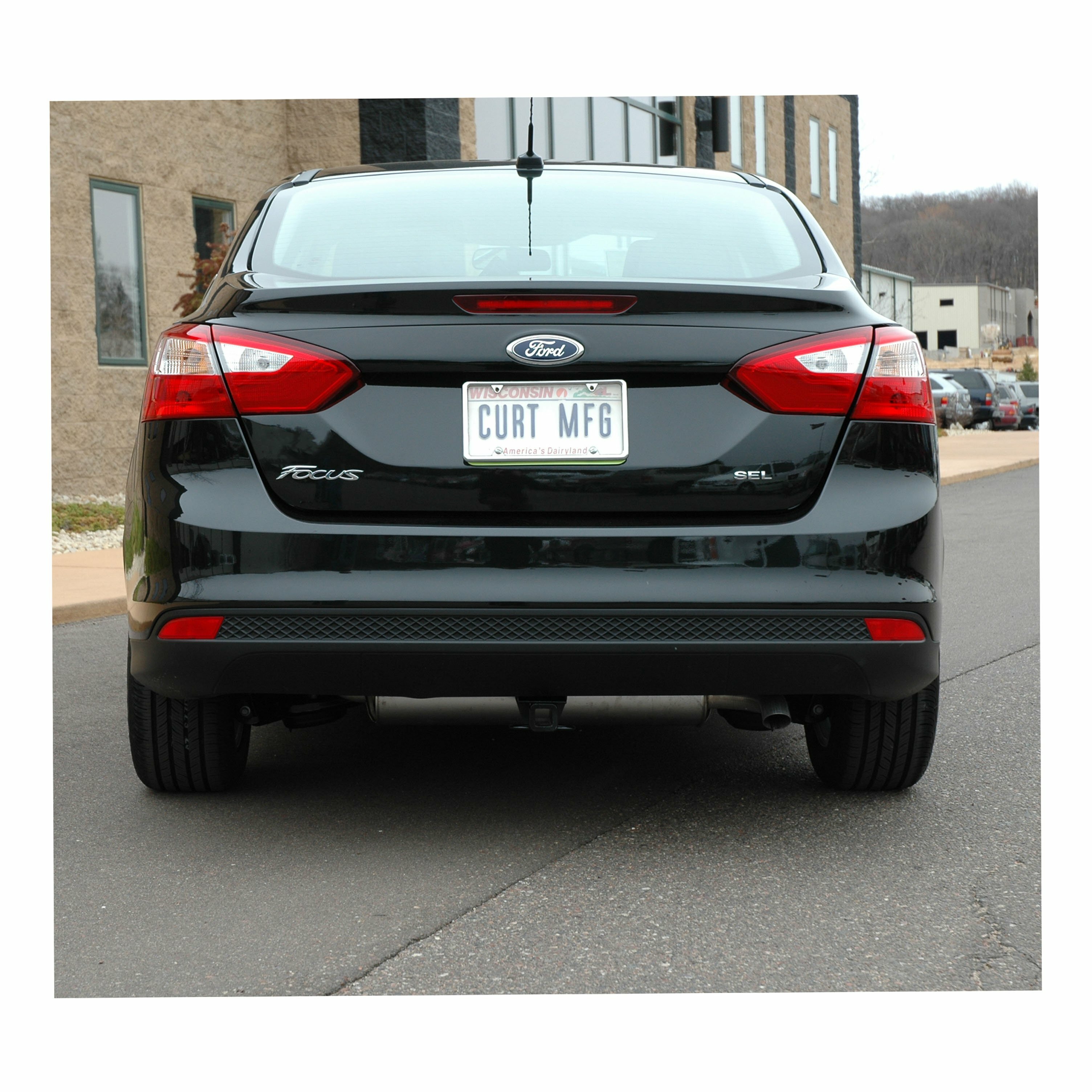 2012-2018 Ford Focus S Class 1 Trailer Hitch, 1-1/4" Receiver + 2" Ball + 1-7/8" Ball Kit thumbnail 3