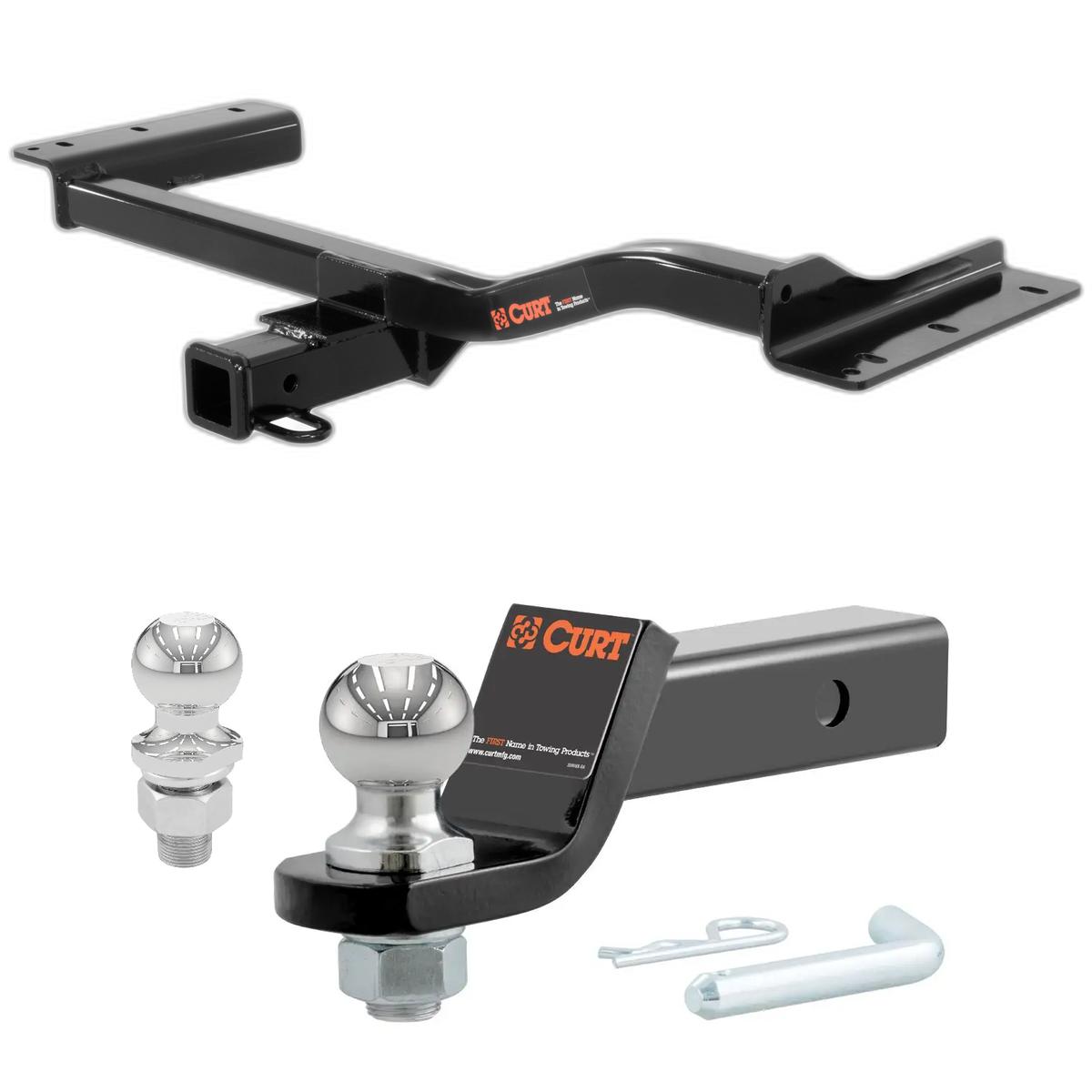 2010-2015 Lexus RX450h All CURT Class 3 Trailer Hitch, 2" Receiver + 2" Ball + 1-7/8" Ball Kit thumbnail 0