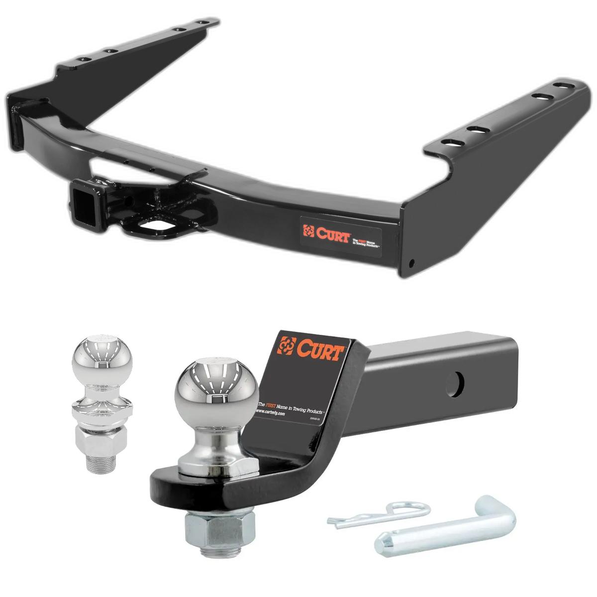 2000-2005 Ford Excursion All CURT Class 4 Trailer Hitch, 2" Receiver + 2" Ball + 1-7/8" Ball Kit thumbnail 0