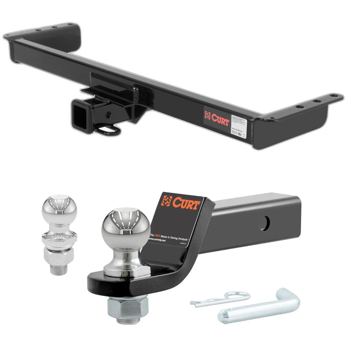 1997-2004 Mitsubishi Montero Sport All CURT Class 3 Trailer Hitch, 2" Receiver + 2" Ball + 1-7/8" Ball Kit thumbnail 0