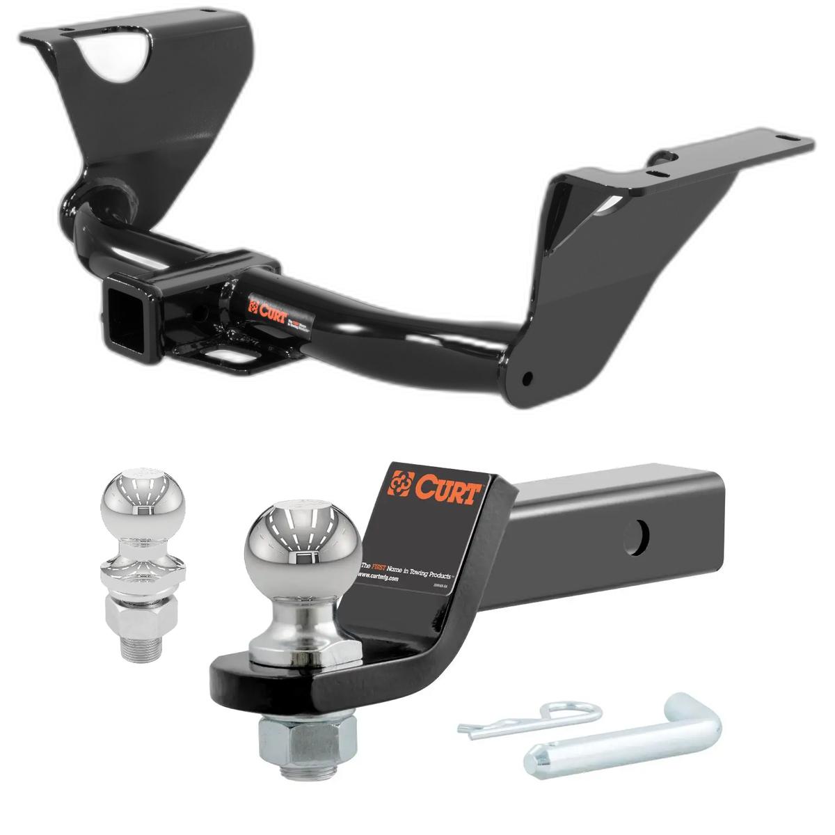 2010-2014 Subaru Legacy Sedan CURT Class 3 Trailer Hitch, 2" Receiver + 2" Ball + 1-7/8" Ball Kit thumbnail 0