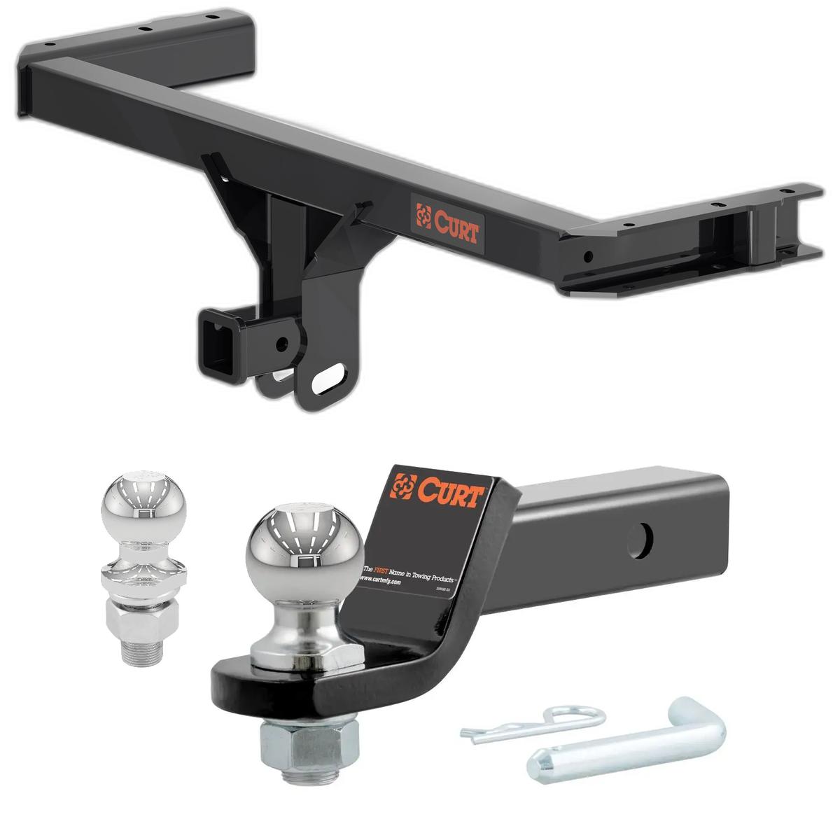 2011-2017 Audi Q5 All CURT Class 3 Trailer Hitch, 2" Receiver + 2" Ball + 1-7/8" Ball Kit thumbnail 0