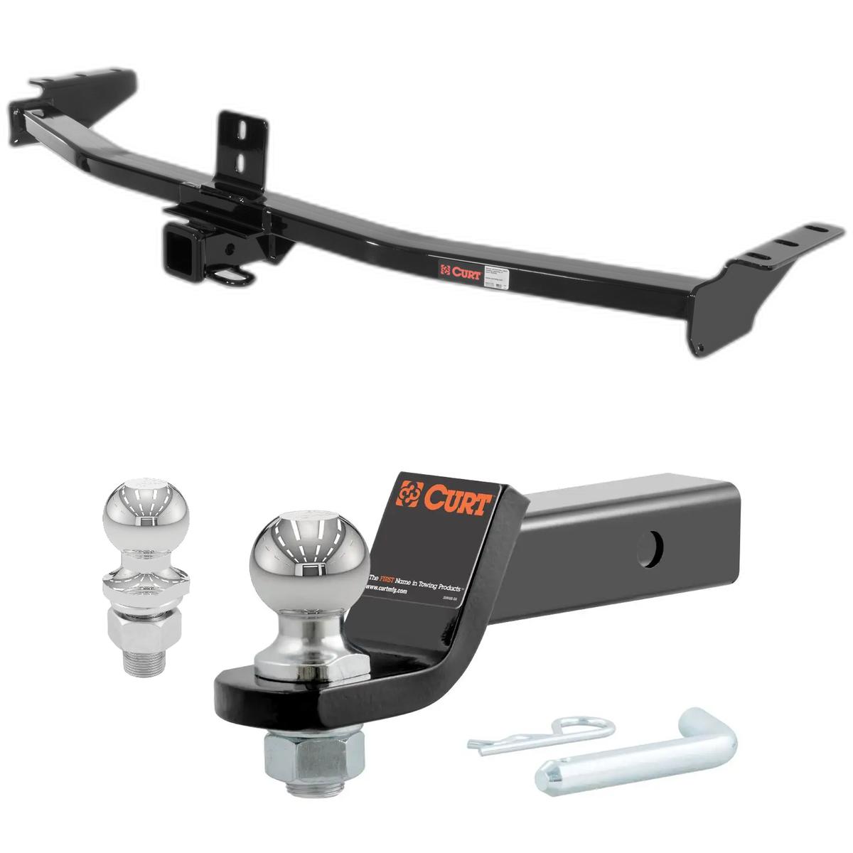2003-2008 Honda Pilot All CURT Class 3 Trailer Hitch, 2" Receiver + 2" Ball + 1-7/8" Ball Kit thumbnail 0
