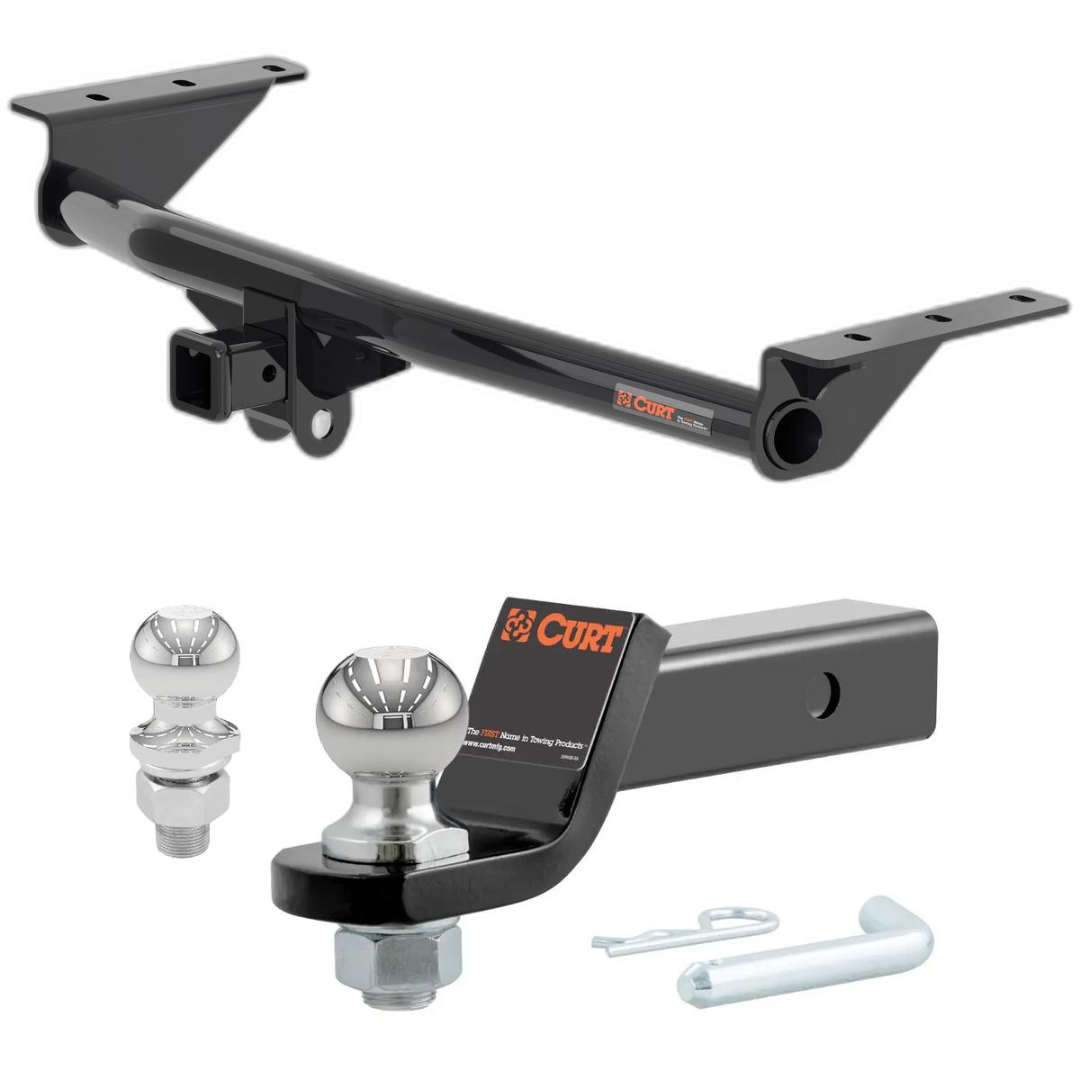 2015-2019 Land Rover Discovery Sport Excluding 5+2 seating CURT Class 3 Trailer Hitch, 2" Receiver + 2" Ball + 1-7/8" Ball Kit thumbnail 0