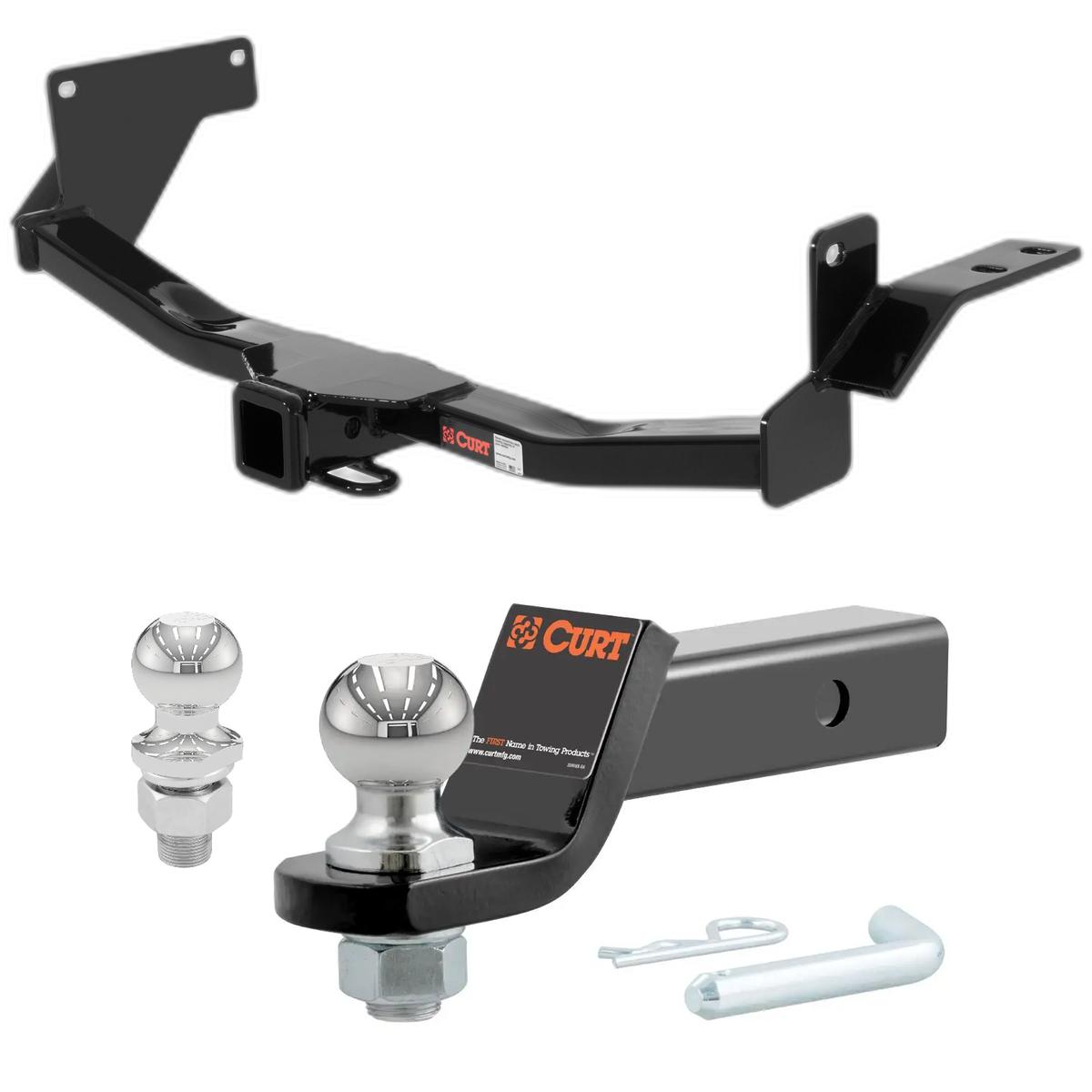 2004-2005 Mitsubishi Endeavor All CURT Class 3 Trailer Hitch, 2" Receiver + 2" Ball + 1-7/8" Ball Kit thumbnail 0