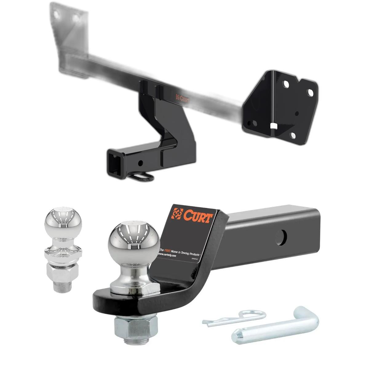 2021-2025 Chevrolet Trailblazer All CURT Class 3 Trailer Hitch, 2" Receiver + 2" Ball + 1-7/8" Ball Kit thumbnail 0