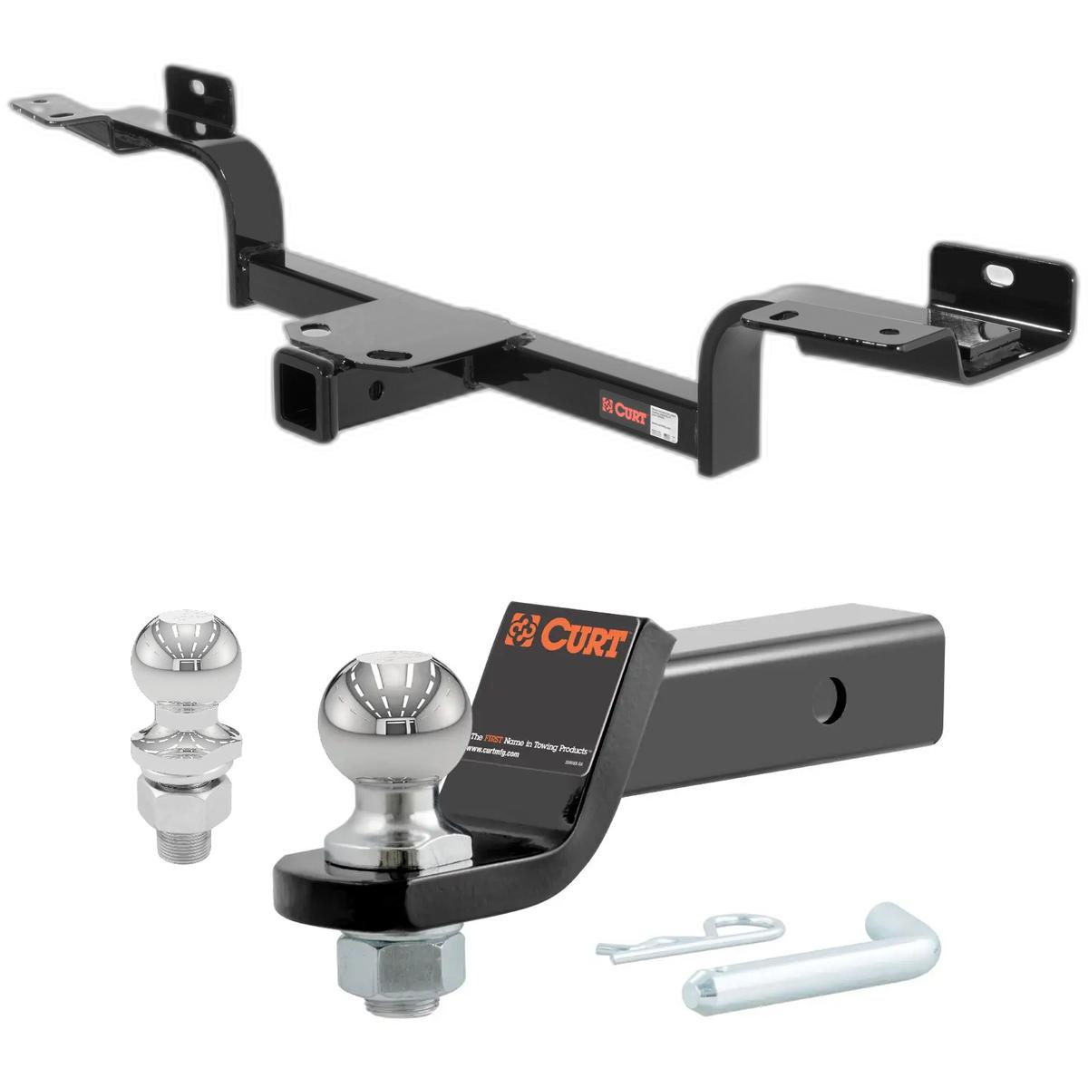 2003-2008 INFINITI FX35 All CURT Class 3 Trailer Hitch, 2" Receiver + 2" Ball + 1-7/8" Ball Kit thumbnail 0