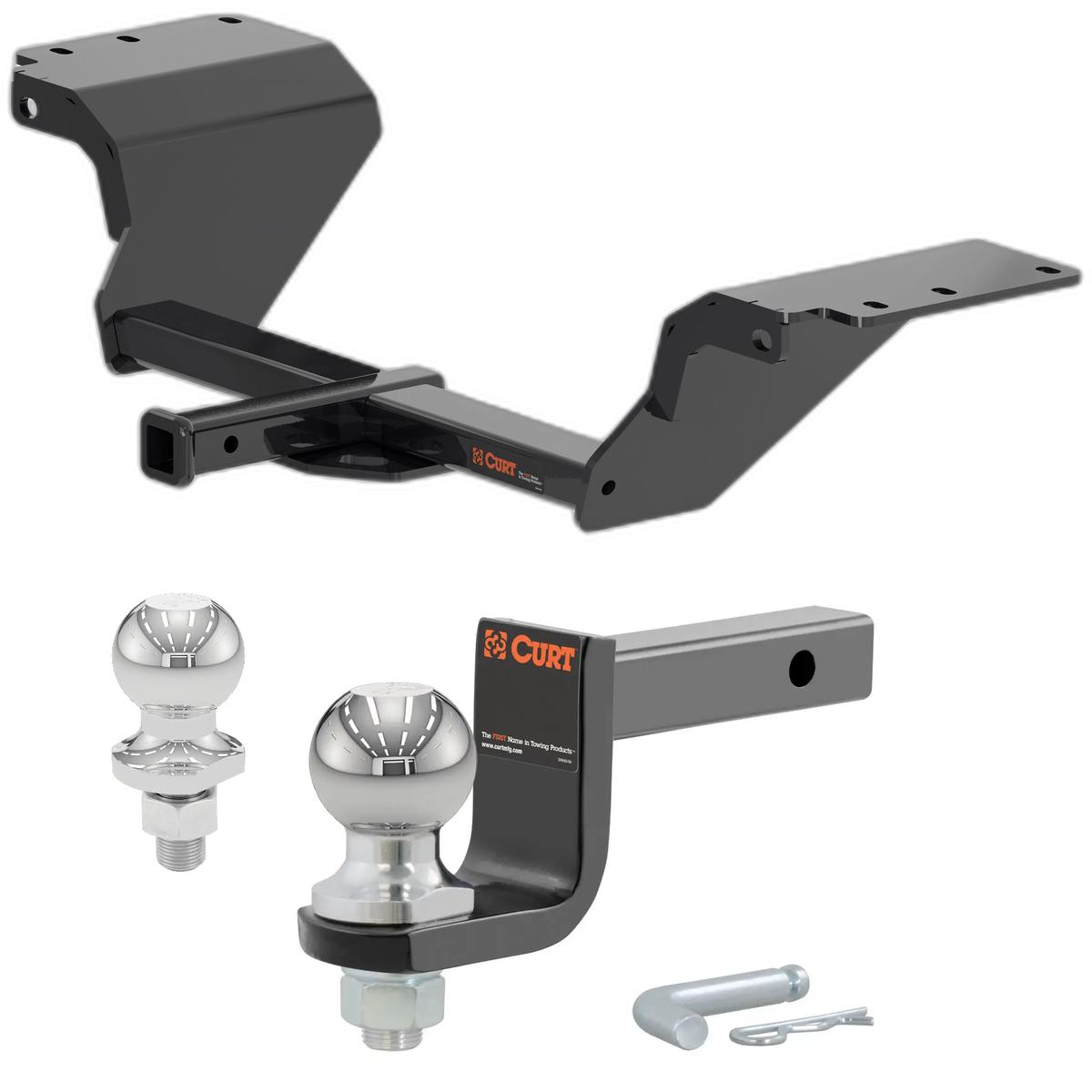 2018-2020 Buick Regal Sportback Excluding AWD Class 2 Hitch, 1-1/4" Receiver + 2" Ball + 1-7/8" Ball Kit thumbnail 0