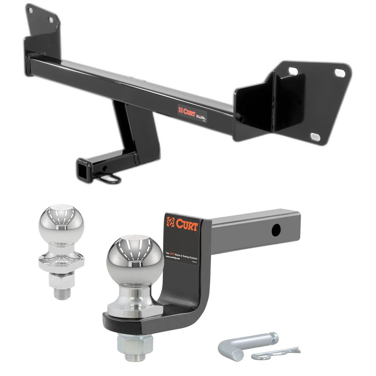 2016-2019 Chevrolet Volt All Class 1 Trailer Hitch, 1-1/4" Receiver + 2" Ball + 1-7/8" Ball Kit thumbnail 0