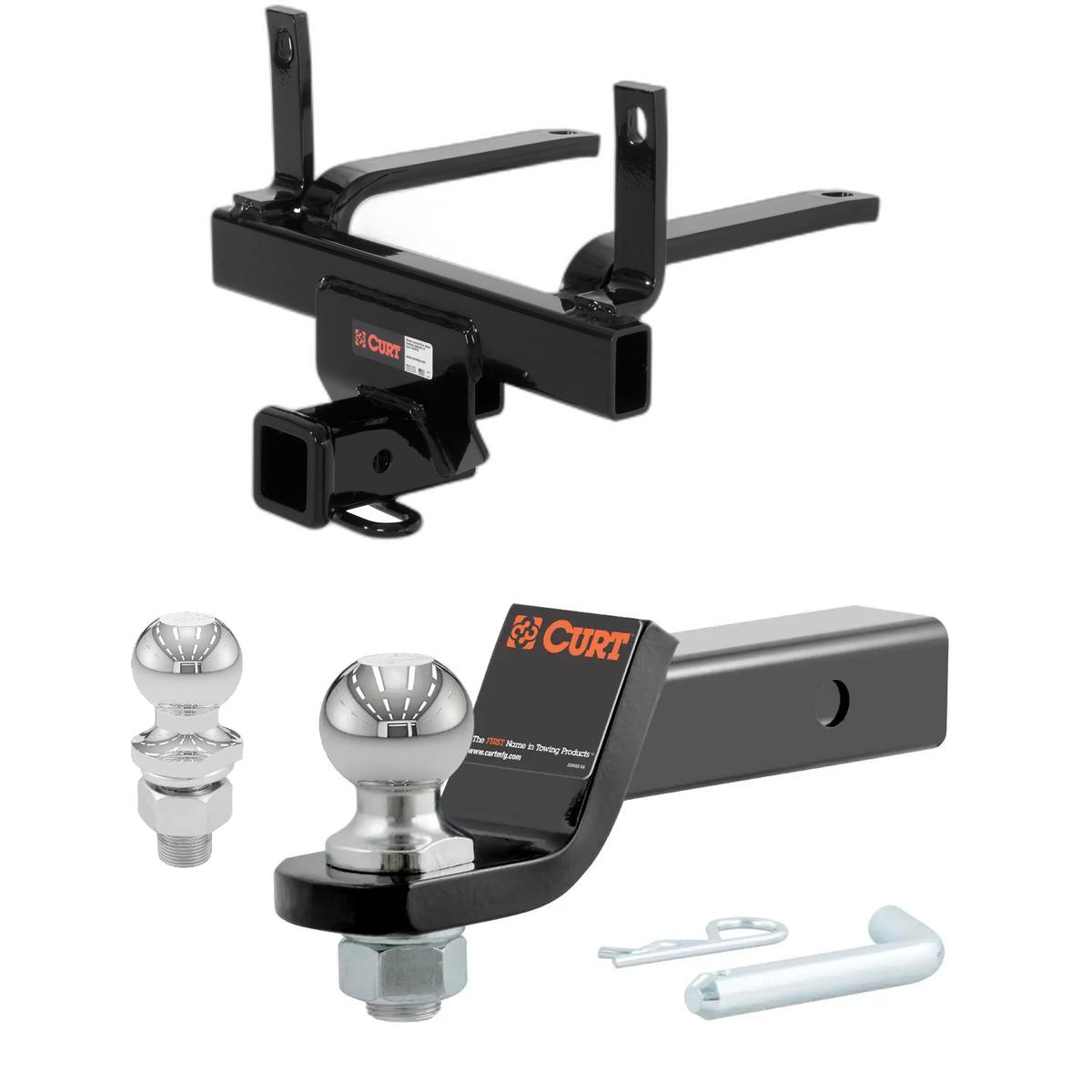 2011-2014 Subaru Tribeca All CURT Class 3 Trailer Hitch, 2" Receiver + 2" Ball + 1-7/8" Ball Kit thumbnail 0