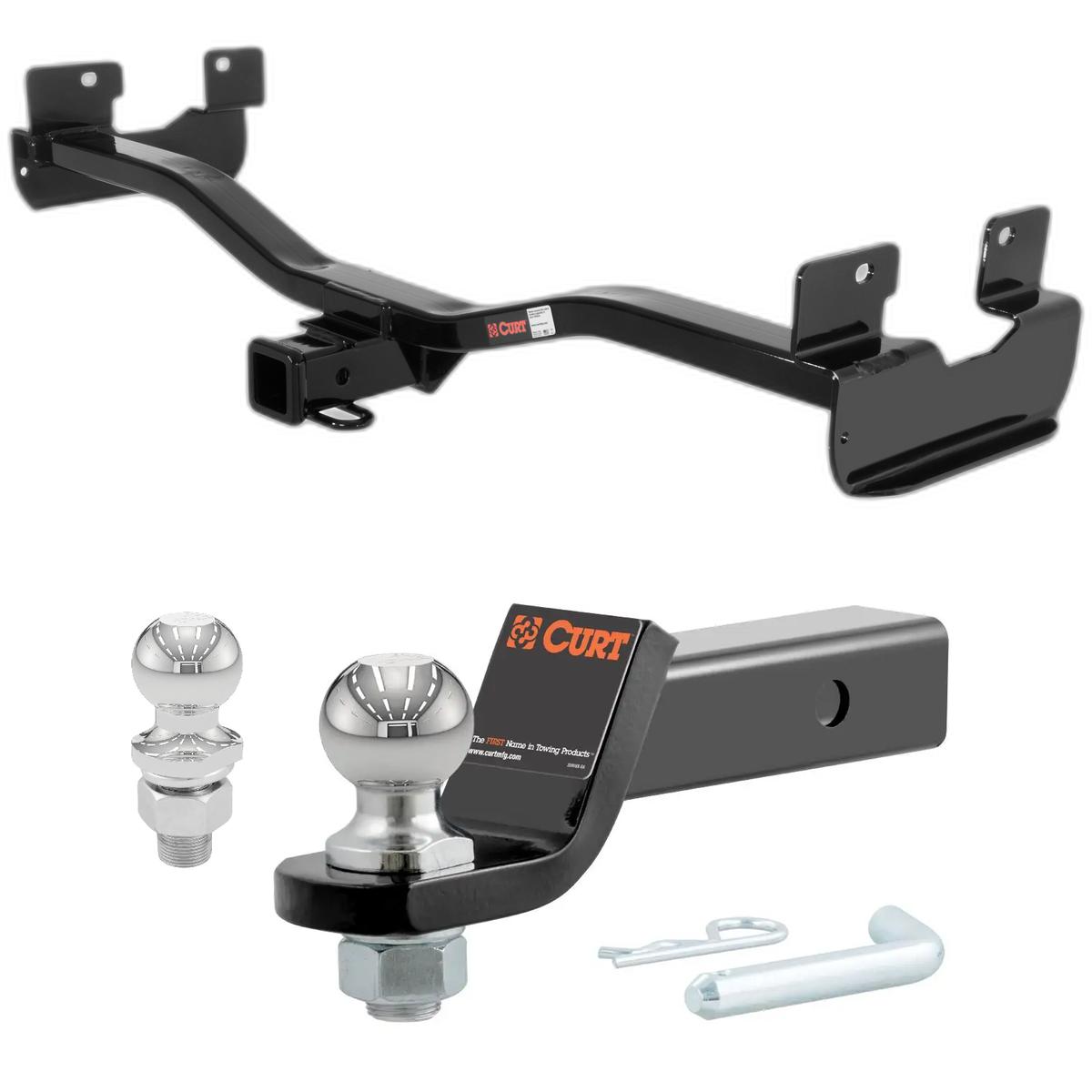 2006-2010 Hummer H3 All CURT Class 3 Trailer Hitch, 2" Receiver + 2" Ball + 1-7/8" Ball Kit thumbnail 0