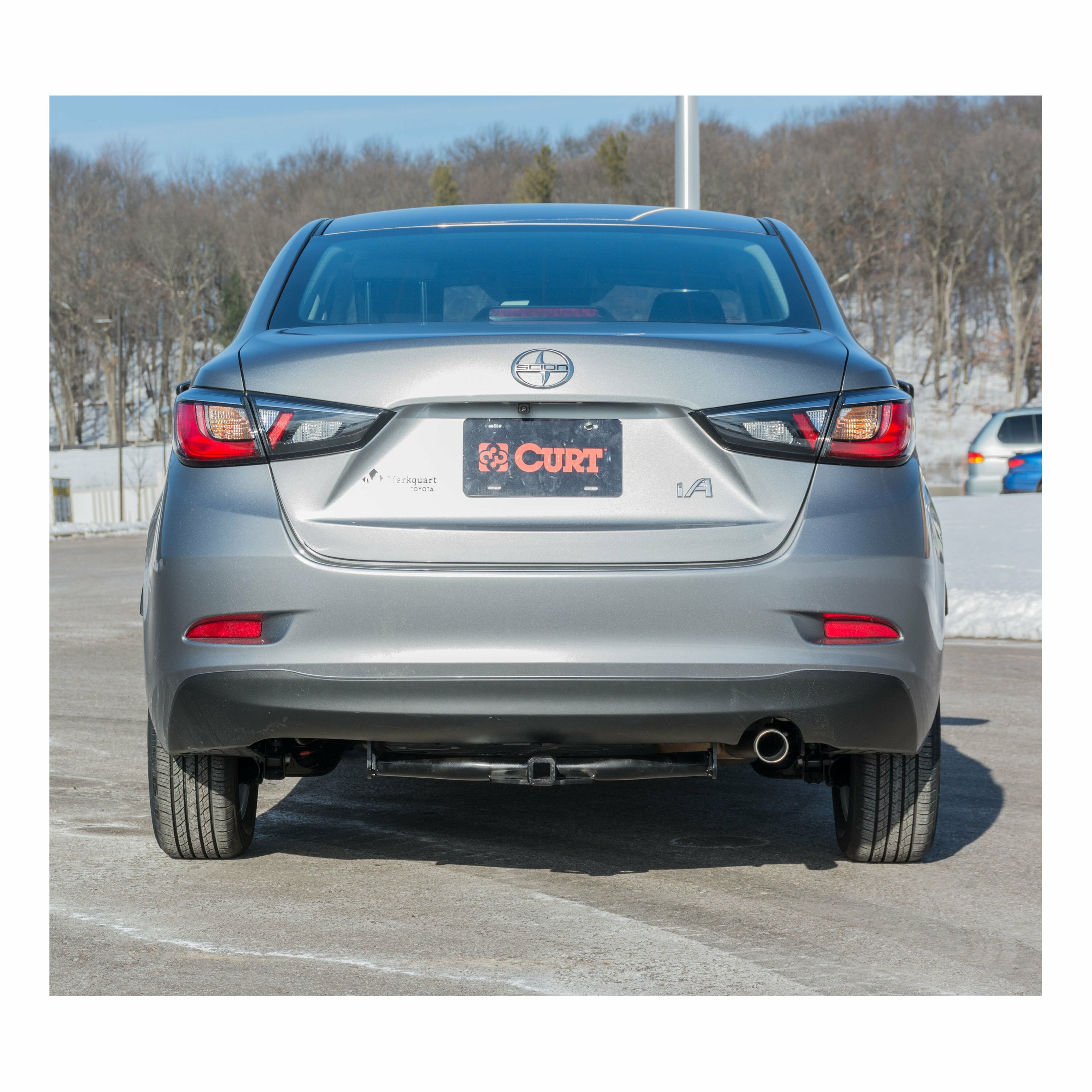 2017-2018 Toyota Yaris iA Base Class 1 Trailer Hitch, 1-1/4" Receiver + 2" Ball + 1-7/8" Ball Kit thumbnail 4