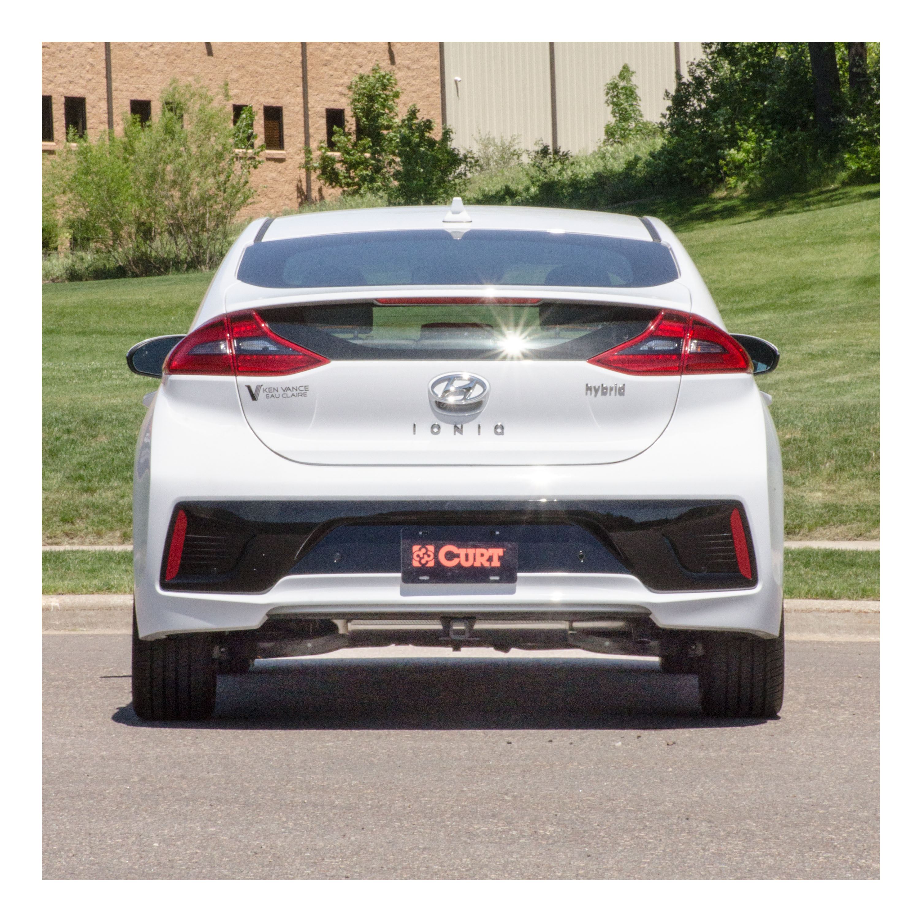2017-2022 Hyundai Ioniq Excluding electric or plug-in Class 1 Trailer Hitch, 1-1/4" Receiver + 2" Ball + 1-7/8" Ball Kit thumbnail 4
