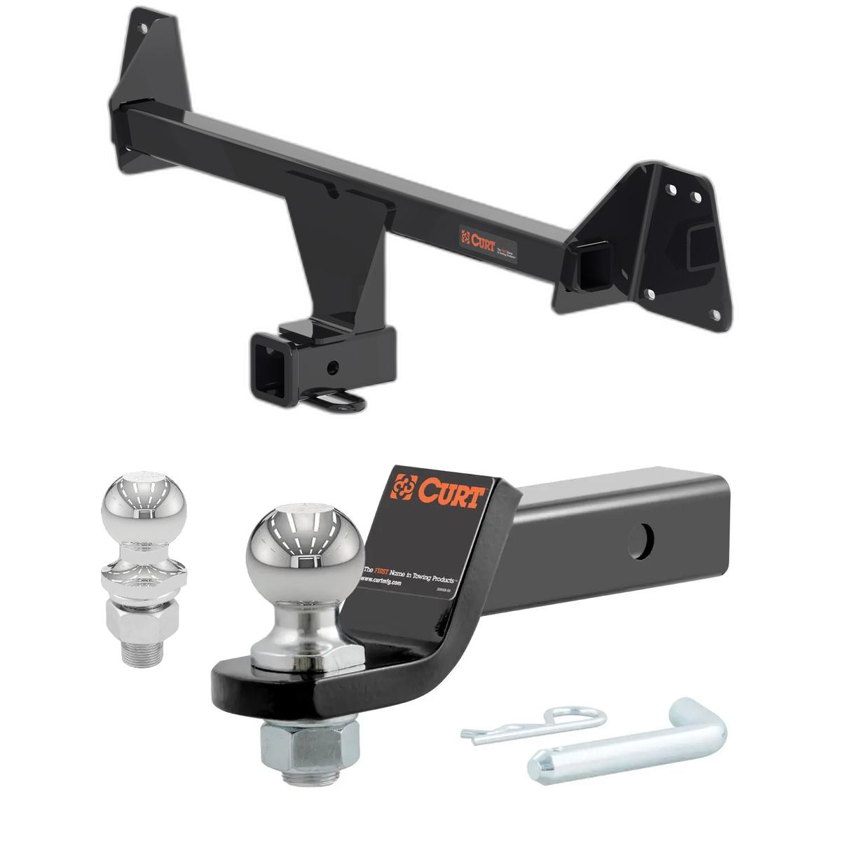 2022-2025 Toyota Corolla Cross All CURT Class 1 Trailer Hitch, 2" Receiver + 2" Ball + 1-7/8" Ball Kit thumbnail 0