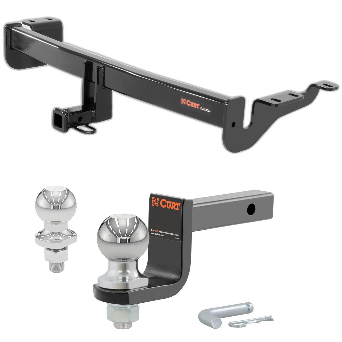 2016 Scion iM All Class 1 Trailer Hitch, 1-1/4" Receiver + 2" Ball + 1-7/8" Ball Kit thumbnail 0