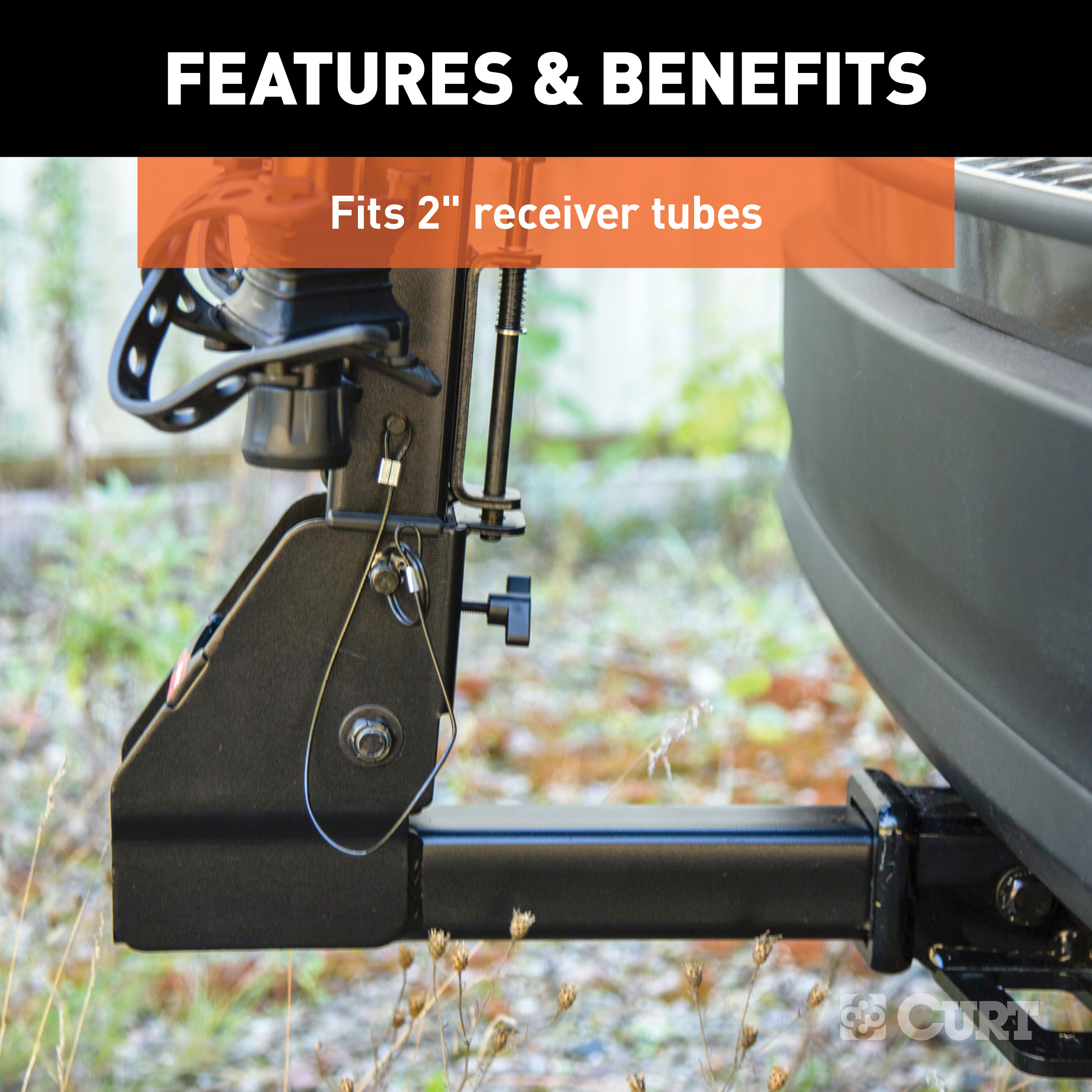 CURT Premium Hitch-Mounted Bike Rack (4 Bikes, 2" Shank) Bicycle Rack thumbnail 8