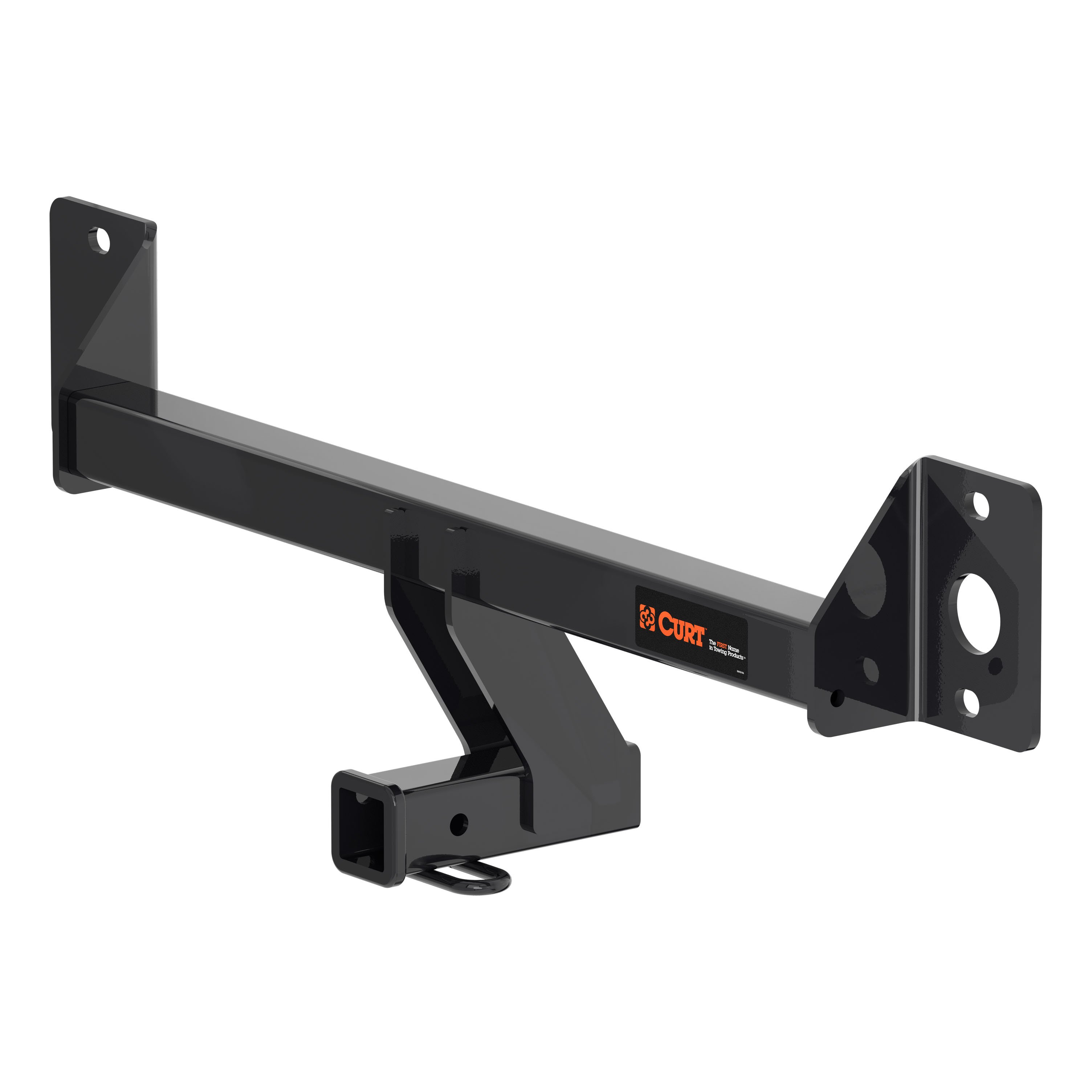 2021 - 2022 Mercedes-Benz GLC300 Excluding factory receiver Curt 2" Class 3 Trailer Tow Hitch + 5-Flat Wiring Kit Tow Boat/Utility Trailer with Surge Brakes 13477 thumbnail 2