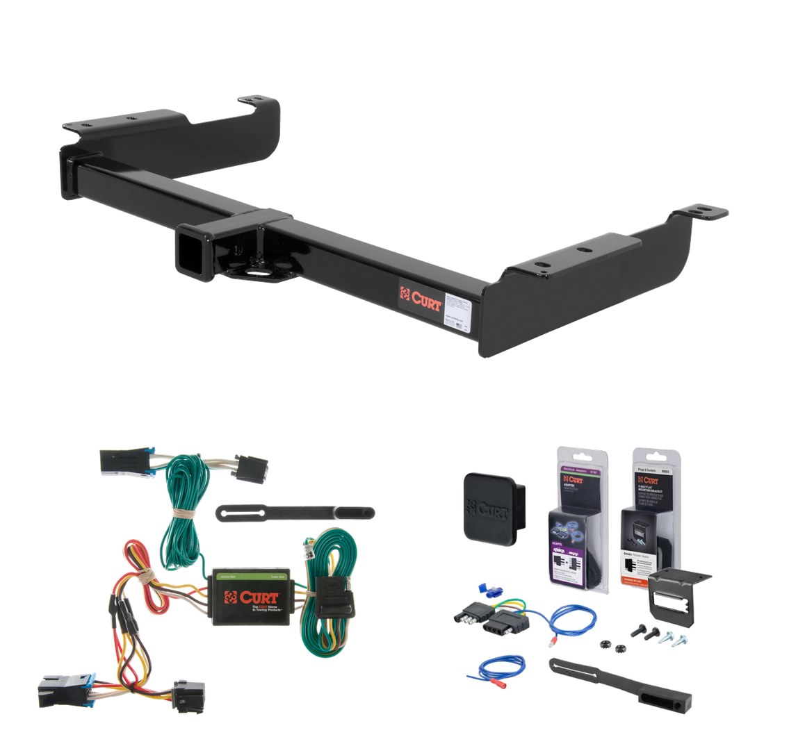 1996 - 1999 GMC Savana 1500 Curt 2" Class 3 Trailer Tow Hitch + 5-Flat Wiring Kit Tow Boat/Utility Trailer with Surge Brakes 13040 thumbnail 0