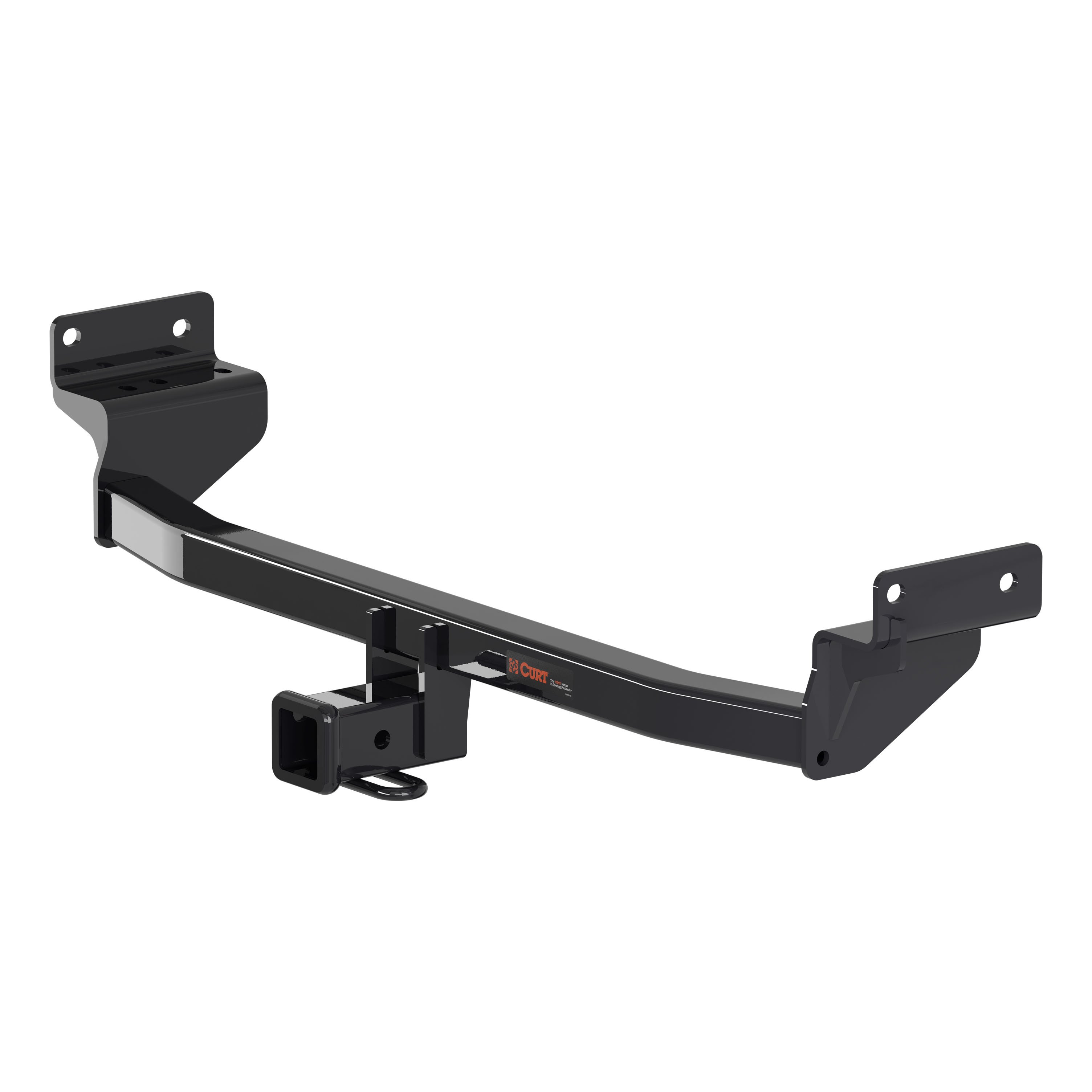 2017 - 2022 Kia Niro Excluding plug-in and EV models Curt 2" Class 3 Trailer Tow Hitch + 5-Flat Wiring Kit Tow Boat/Utility Trailer with Surge Brakes 13329 thumbnail 2