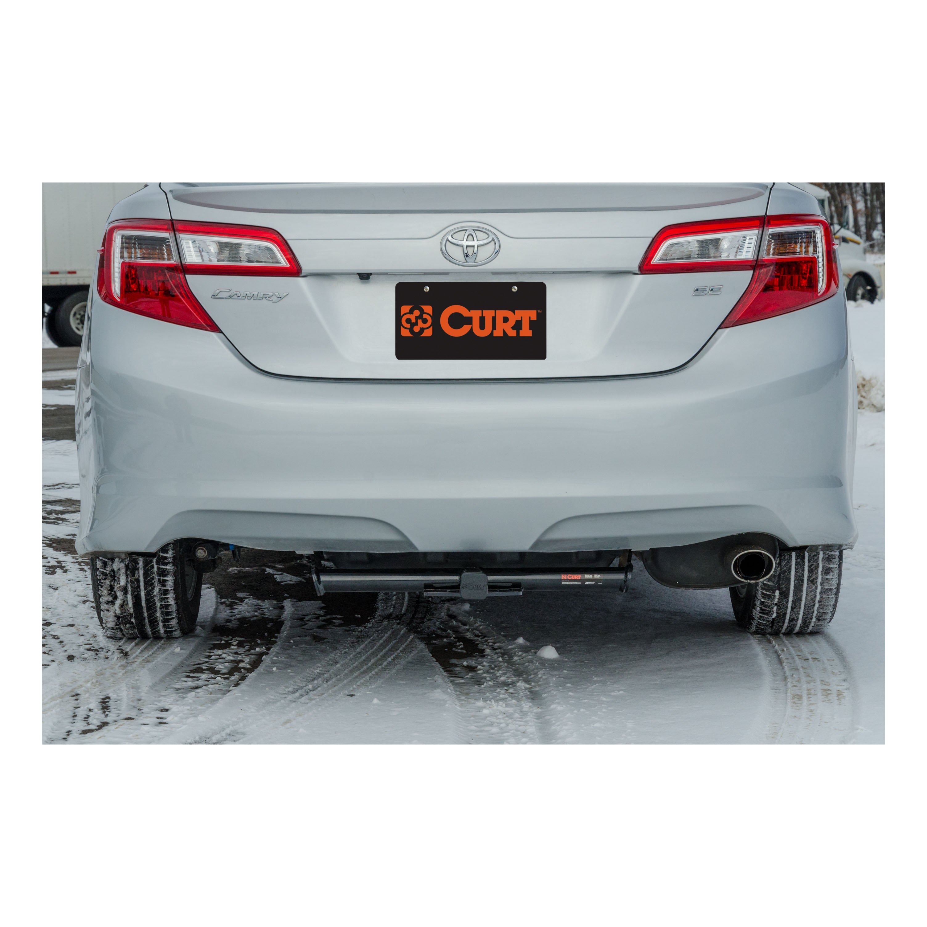 2013 - 2018 Toyota Avalon Curt 1-1/4" Class 2 Trailer Tow Hitch + 5-Flat Wiring Kit Tow Boat/Utility Trailer with Surge Brakes 12107 thumbnail 8