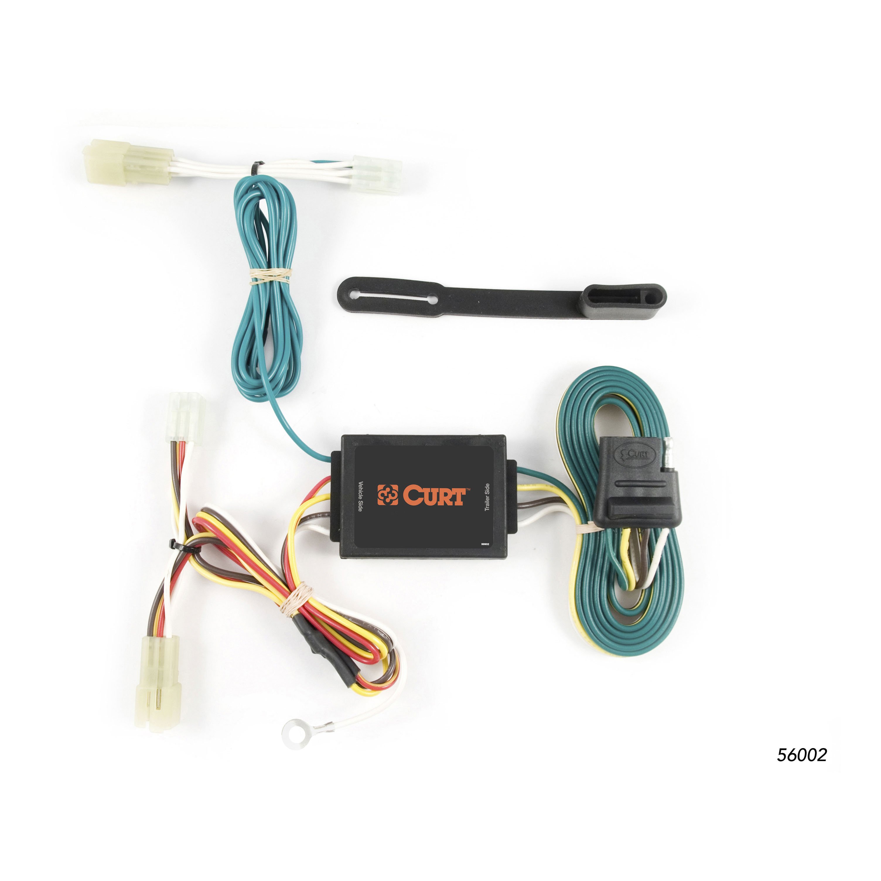 2006 - 2013 Suzuki Grand Vitara Excluding XL-7 Curt 2" Class 3 Trailer Tow Hitch + 5-Flat Wiring Kit Tow Boat/Utility Trailer with Surge Brakes 13001 thumbnail 1